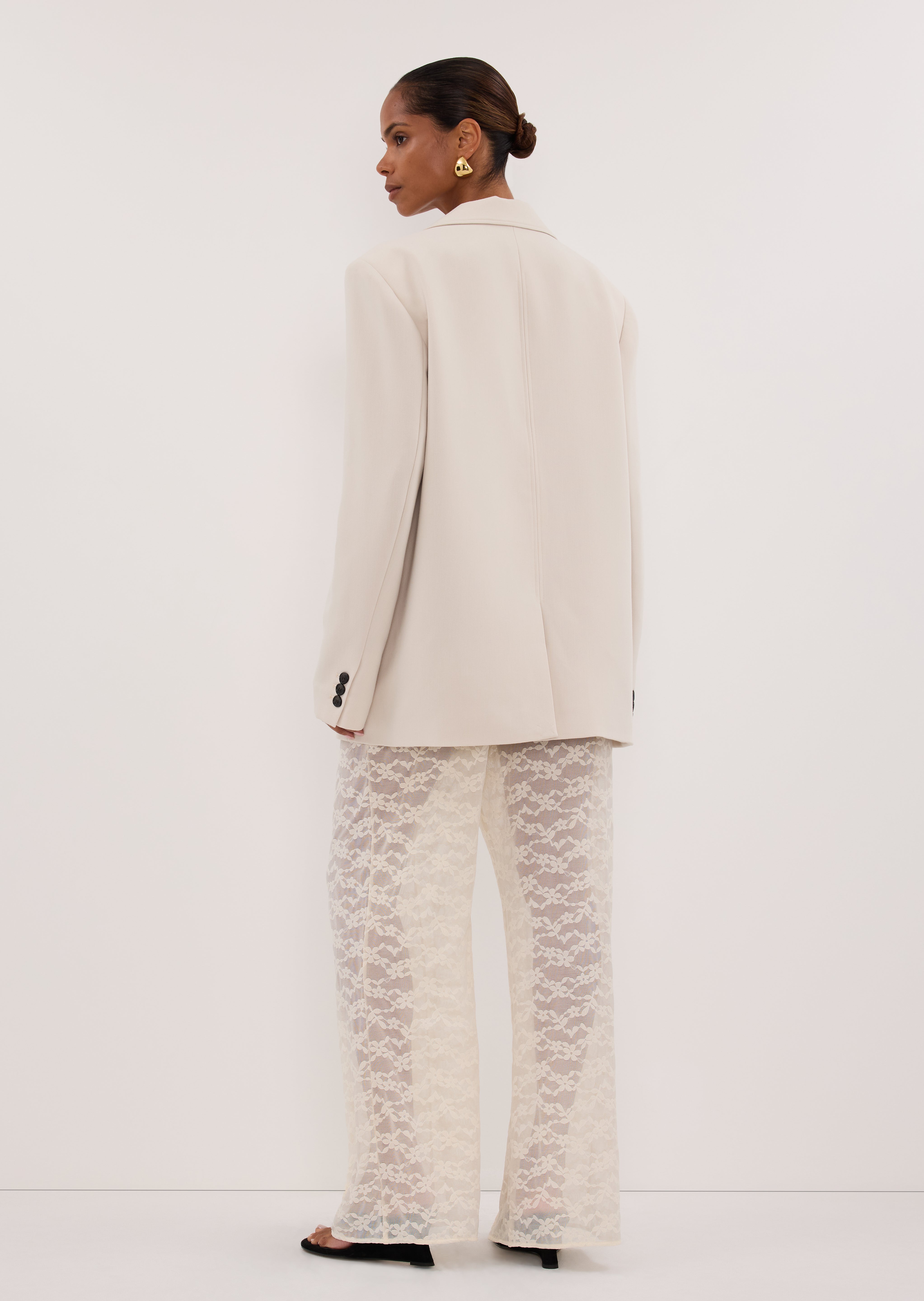 BELLE CREAM LACE PANT