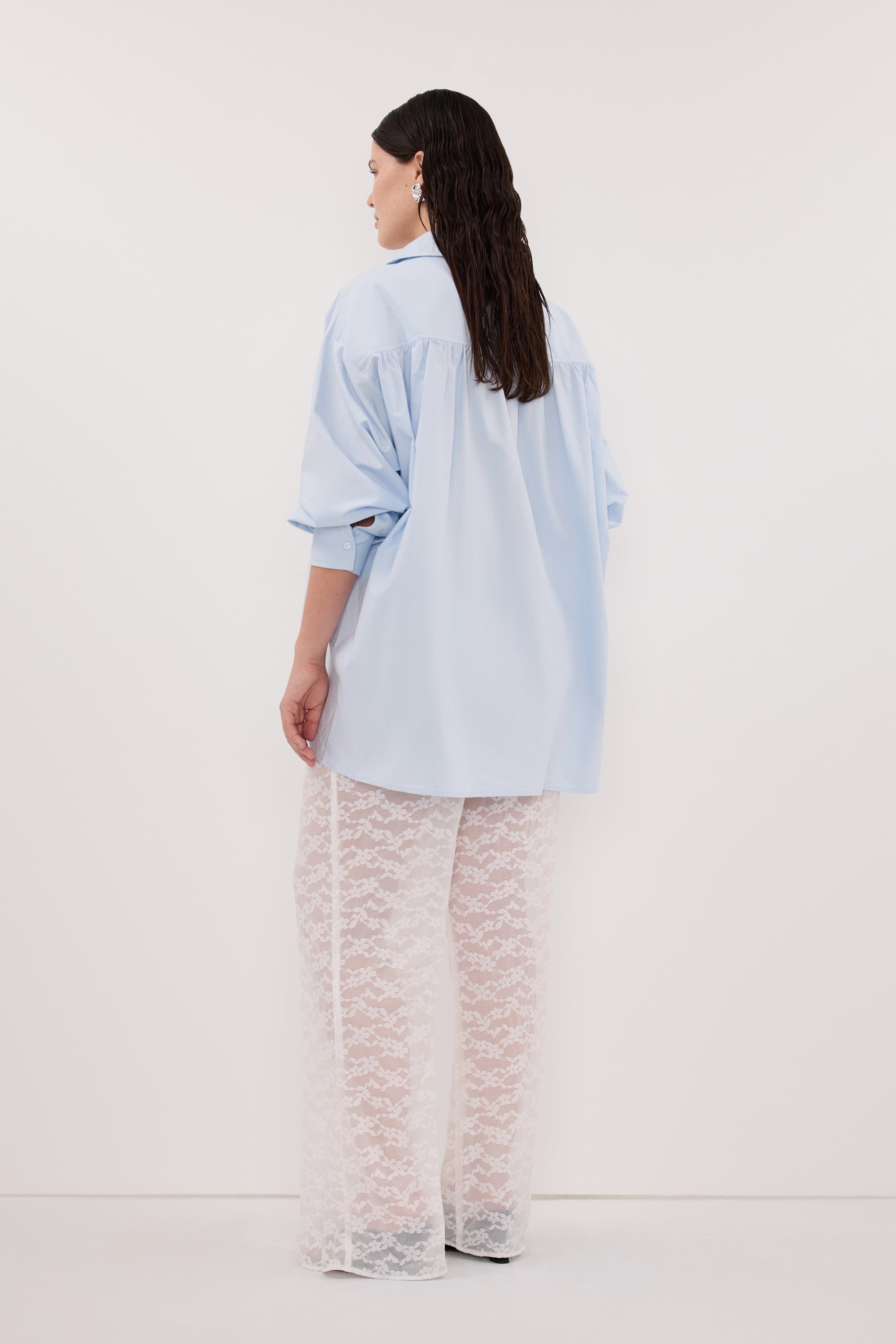BELLE WHITE LACE PANT