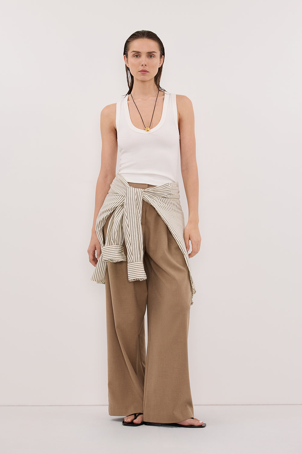 SORAYA TAN MARLE RELAXED TAILORED PANT