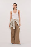 SORAYA TAN MARLE RELAXED TAILORED PANT