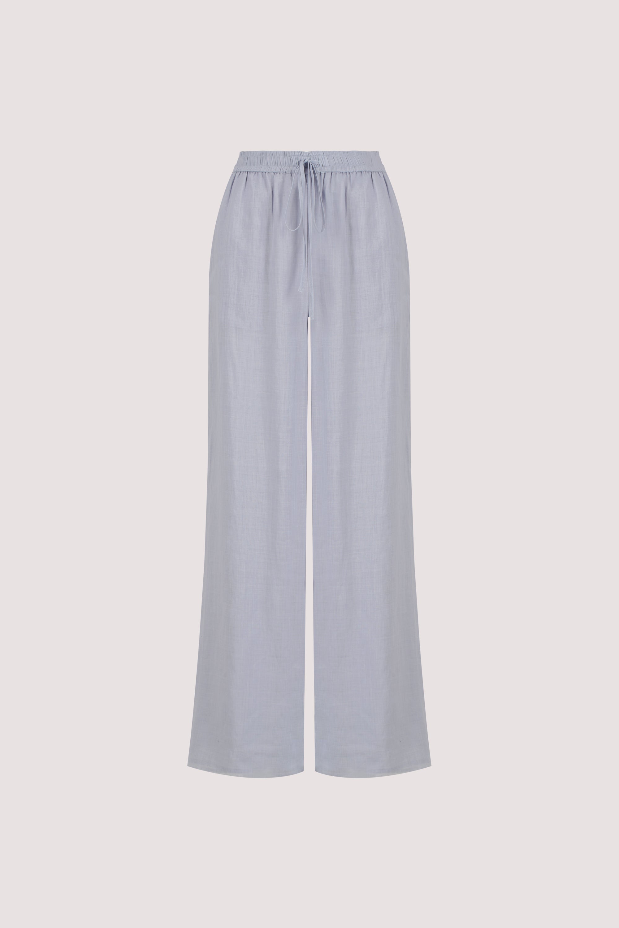 GINNY DUSTY BLUE RAMIE PANT