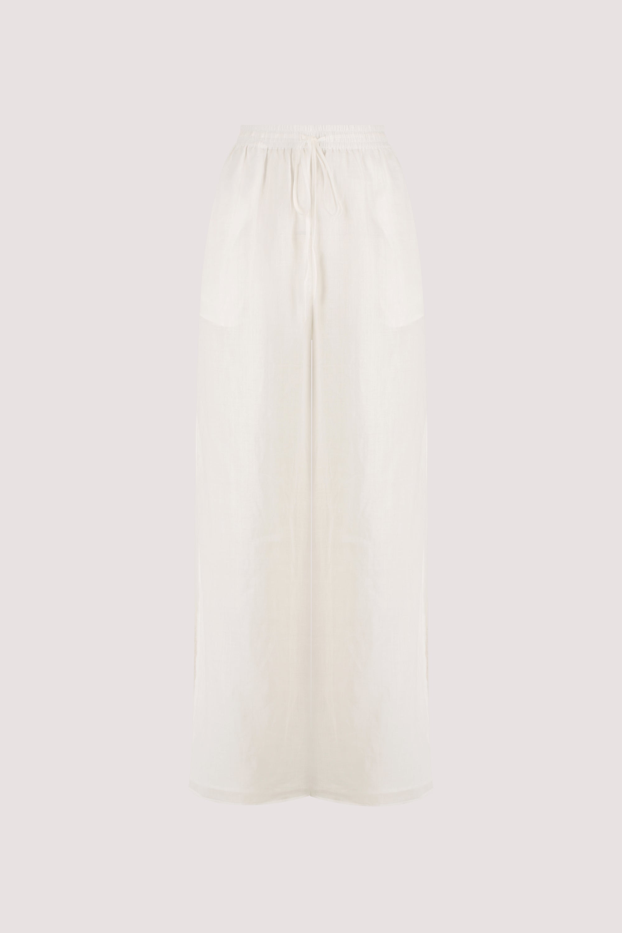 GINNY WHITE RAMIE PANT