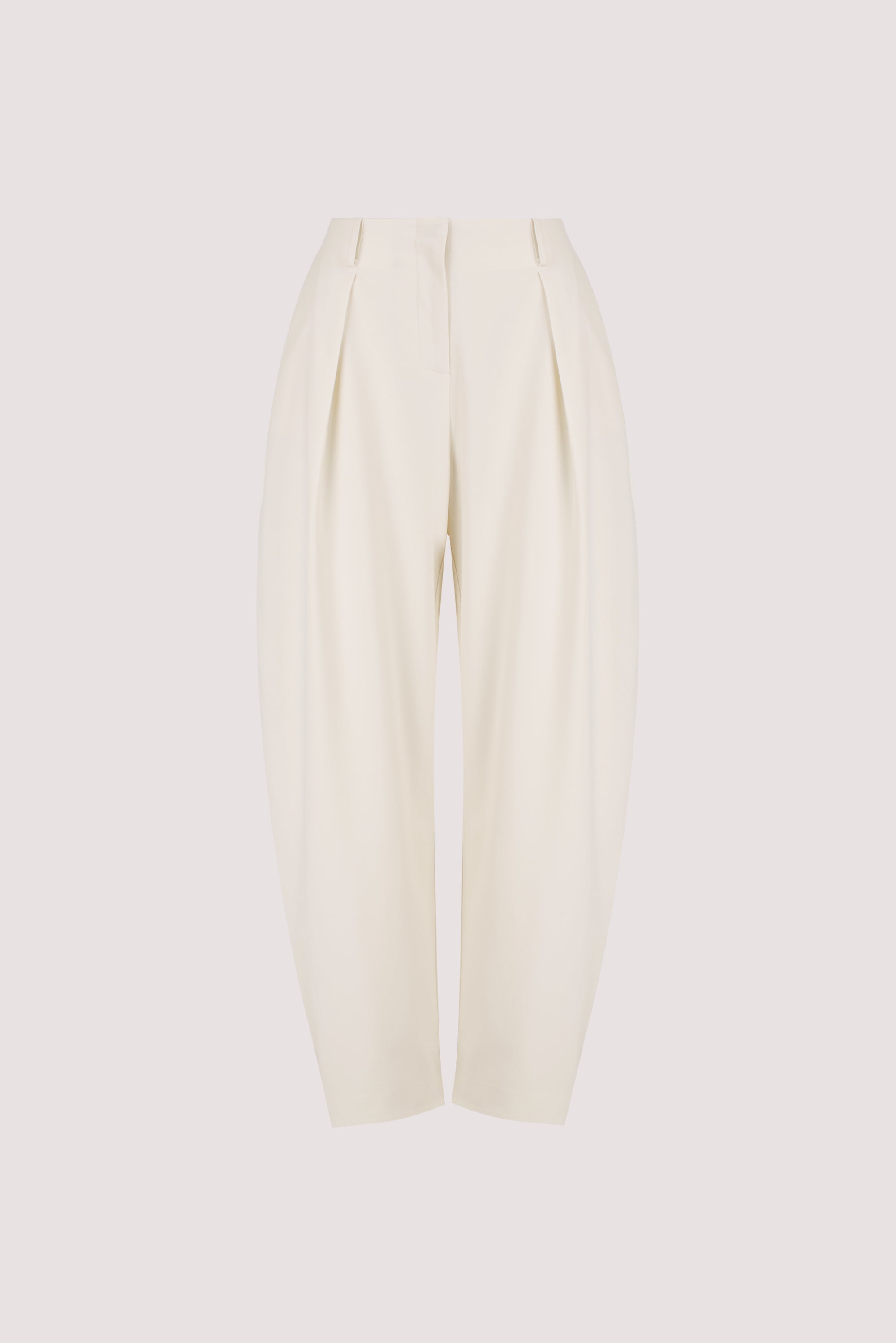 ROMY CREAM BARREL LEG TAILORED PANT