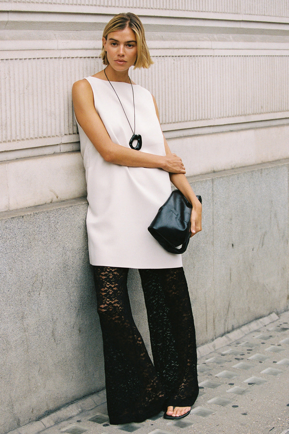 WILLA BLACK LACE PANT