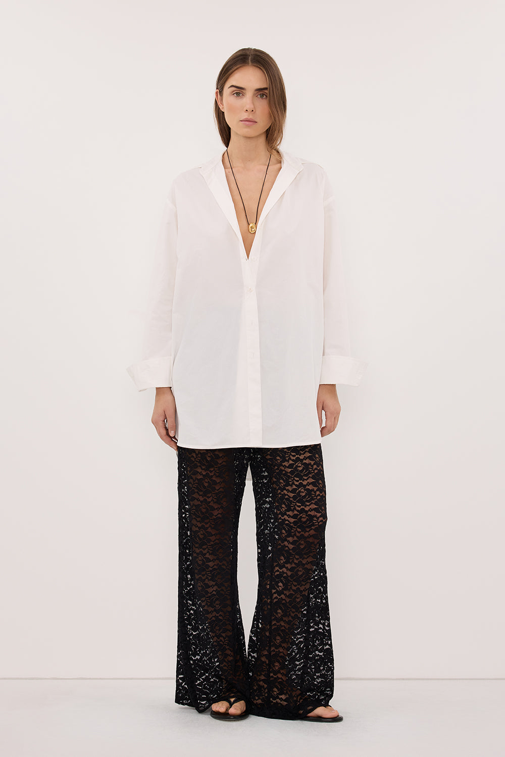 WILLA BLACK LACE PANT