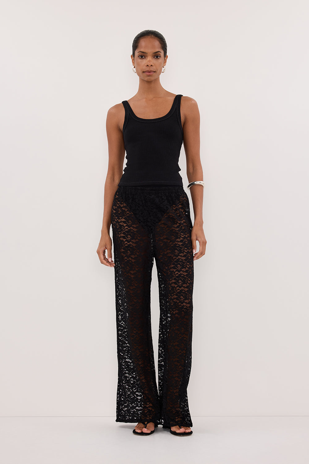 WILLA BLACK LACE PANT