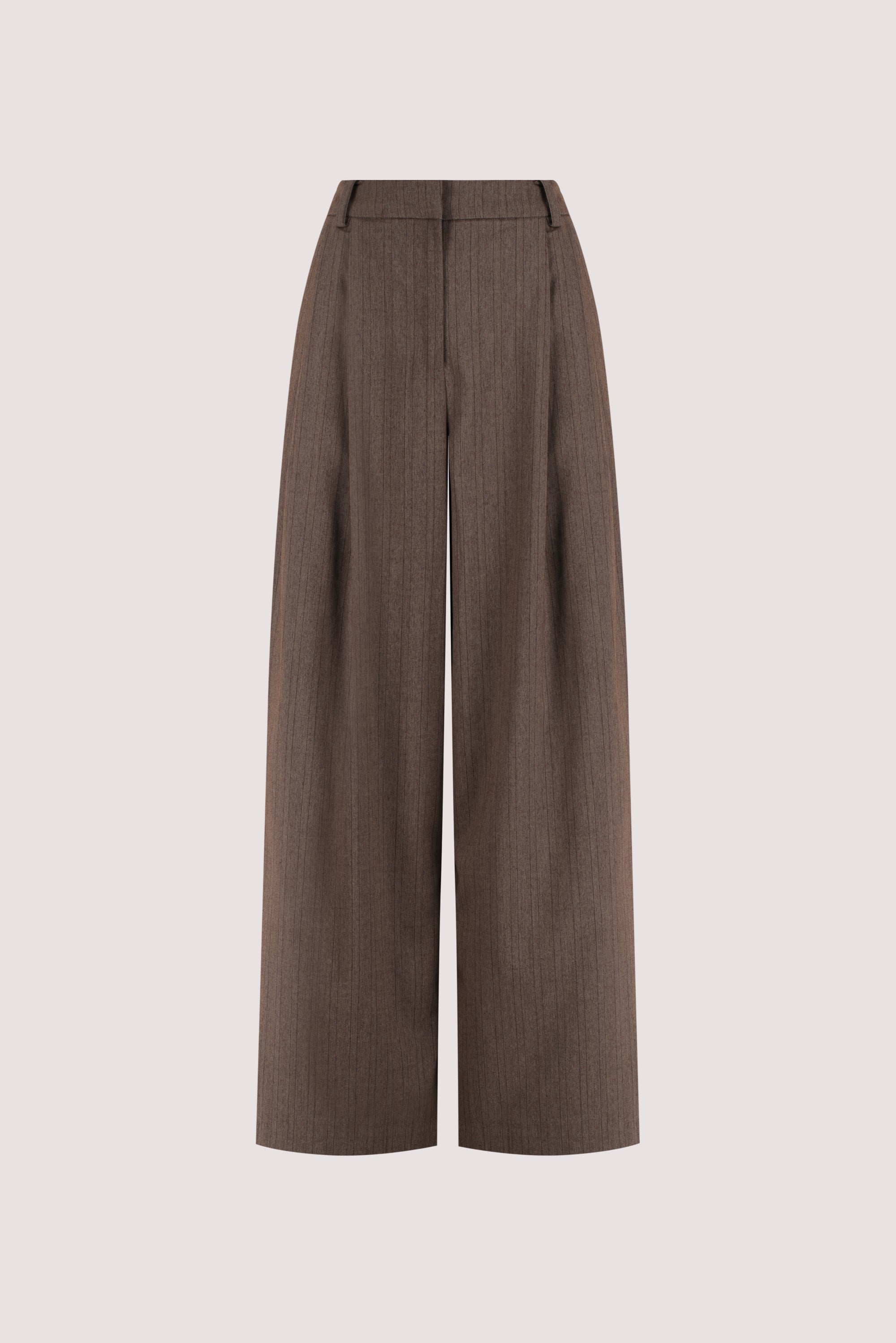 HAILEY CHOC STRIPE RELAXED PANT