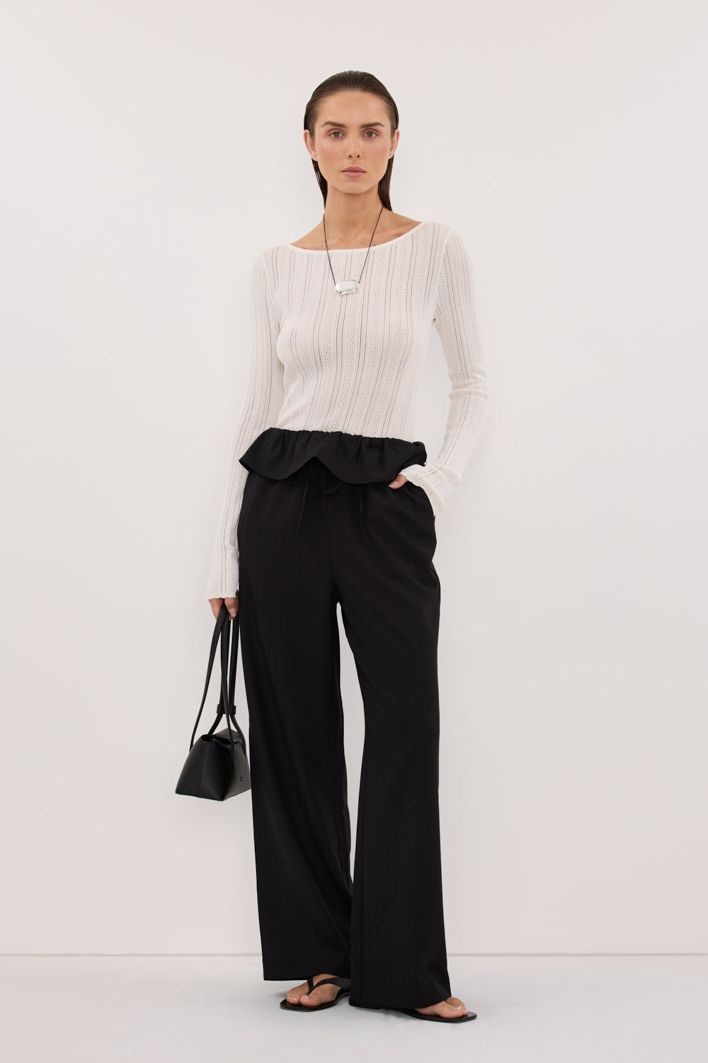 CYRUS BLACK FISHERMAN PANT