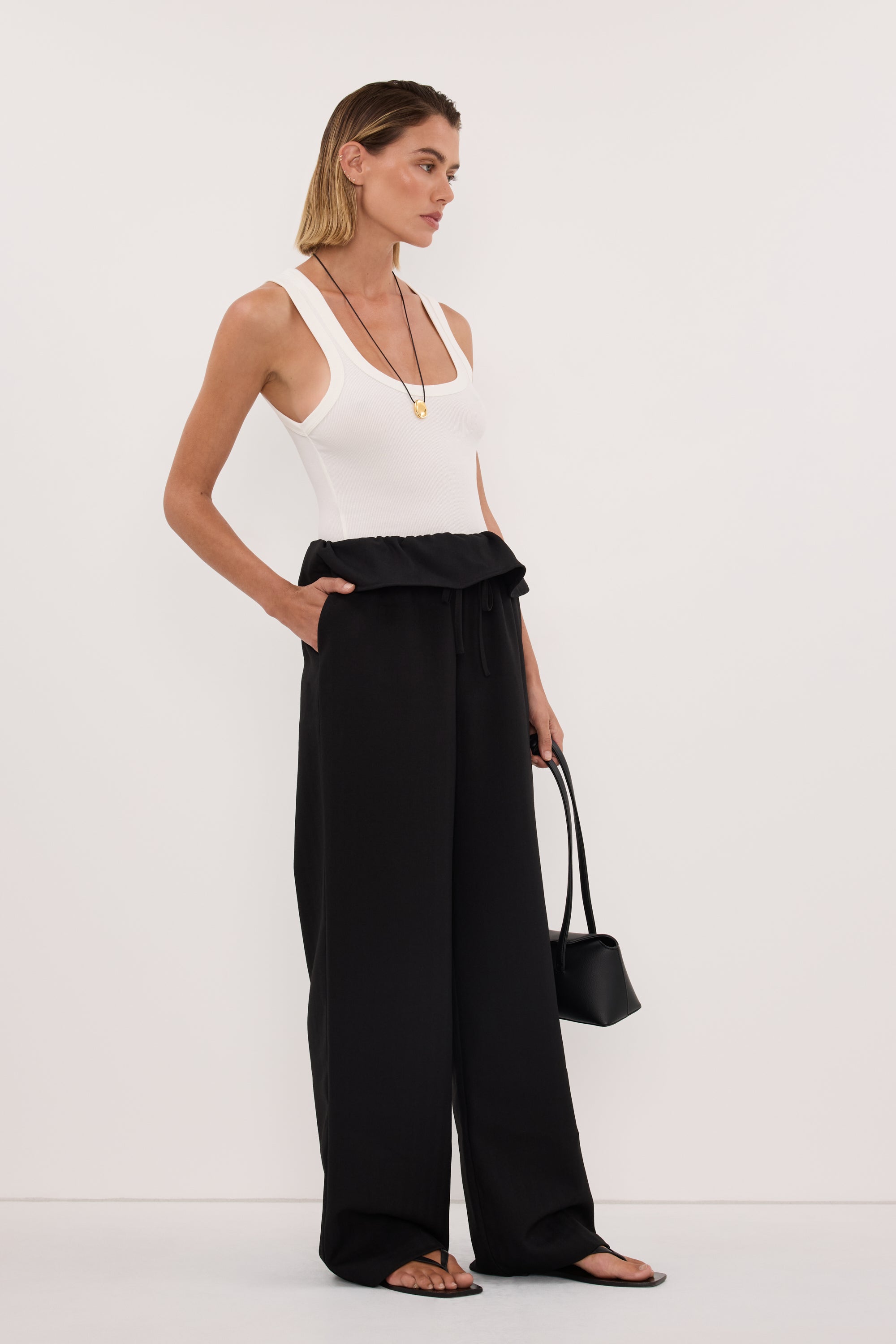 CYRUS BLACK FISHERMAN PANT