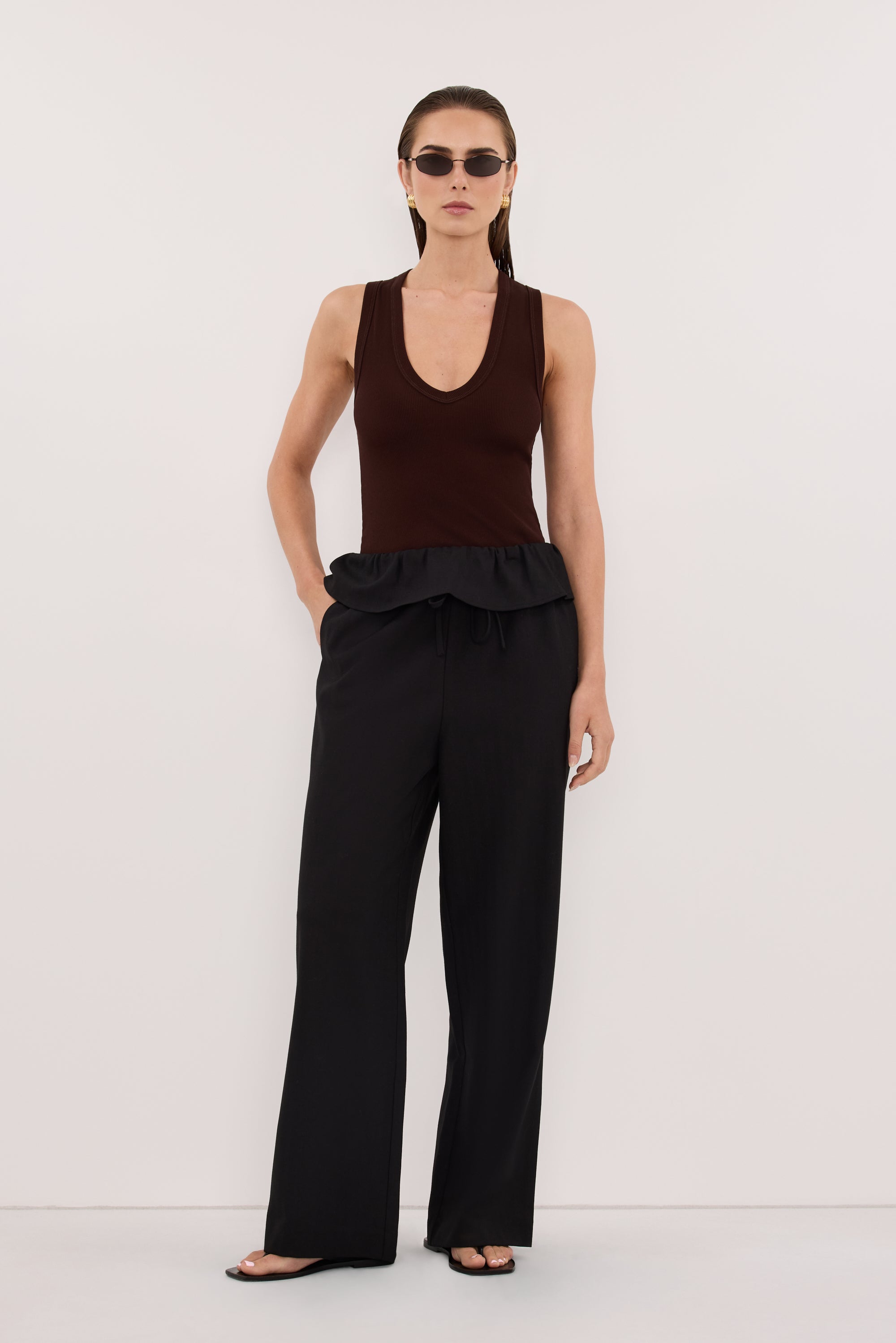 CYRUS BLACK FISHERMAN PANT