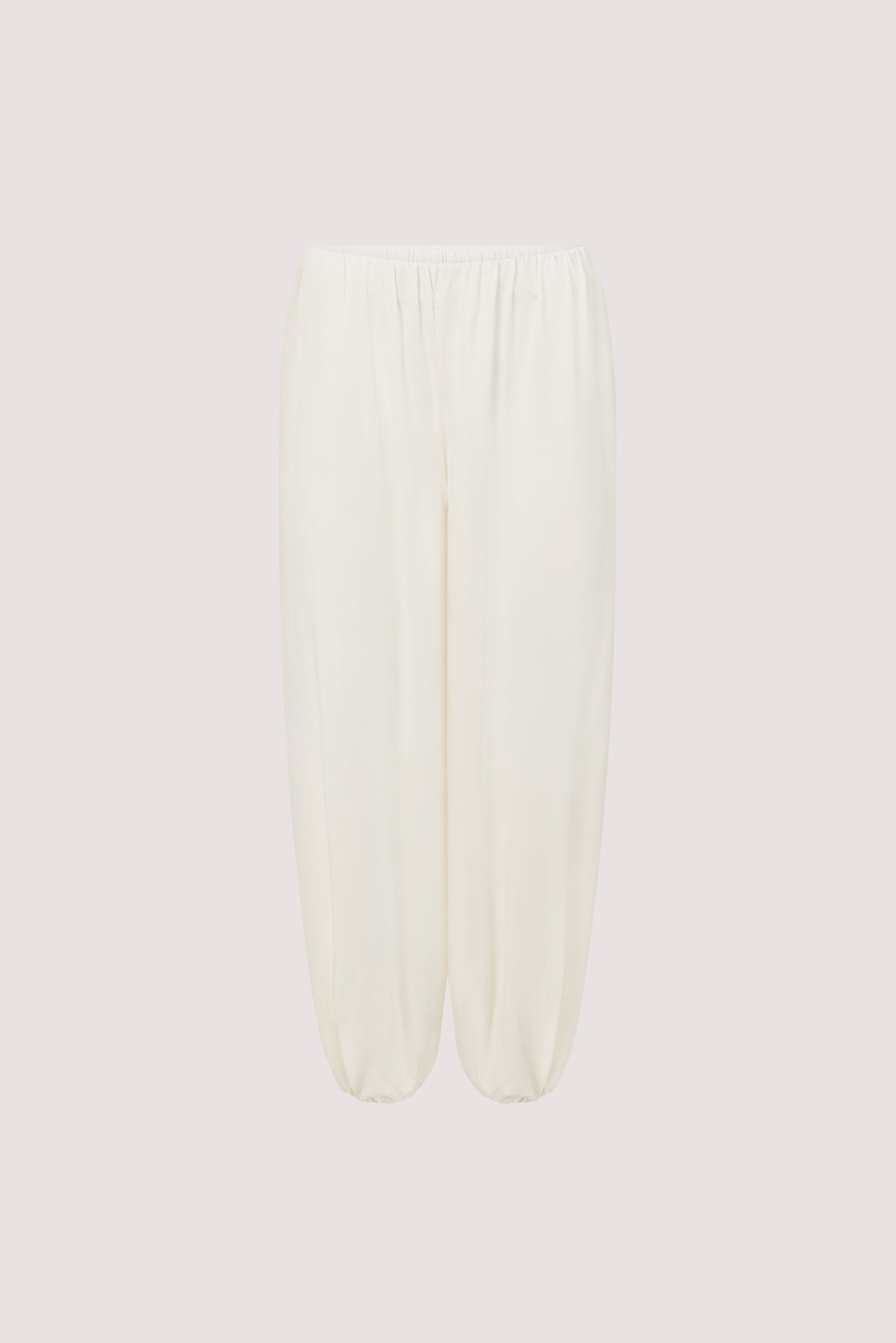 SHARI OFF WHITE MODAL BALLOON PANT – DISSH