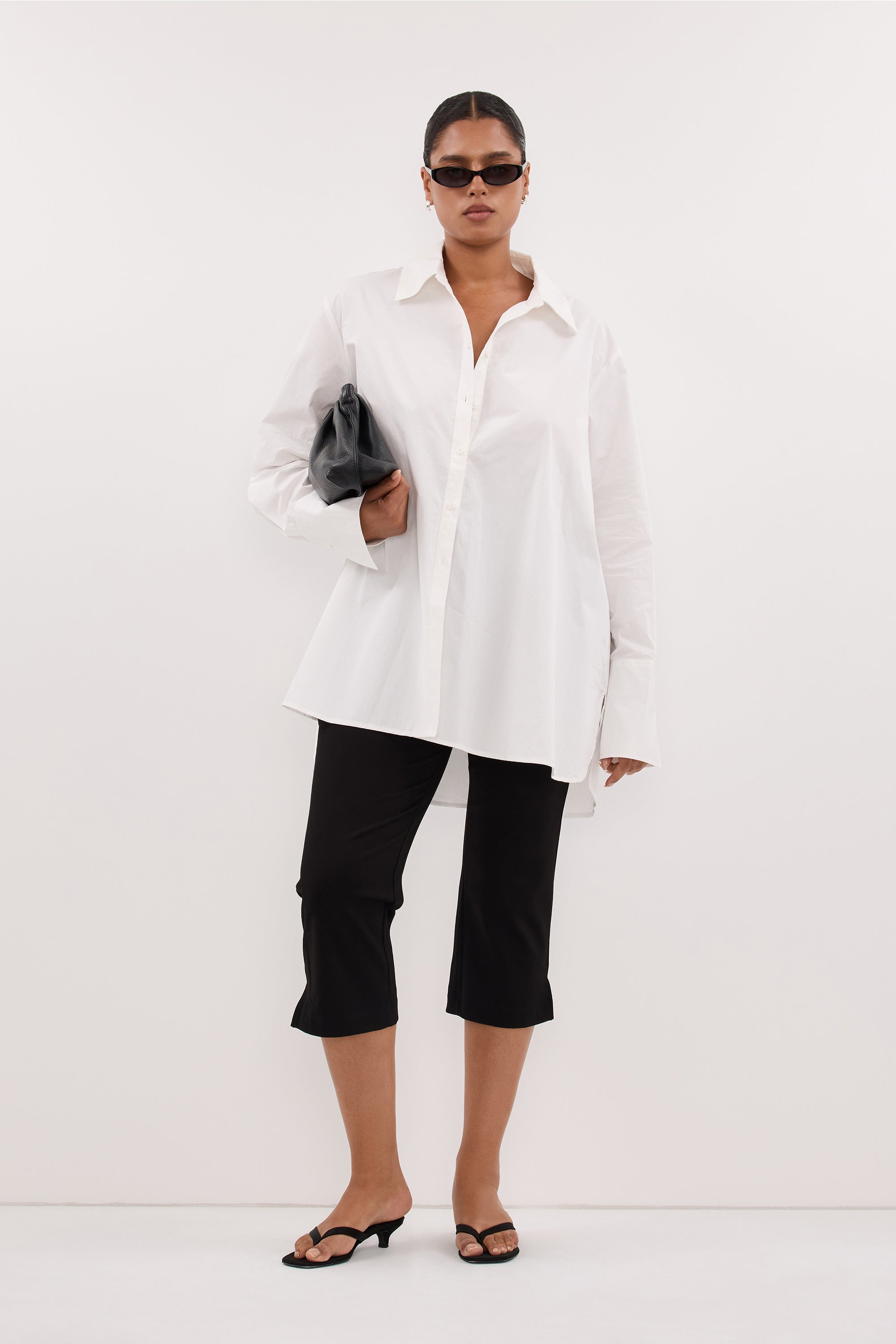 DEMI BLACK 7/8 CAPRI PANT