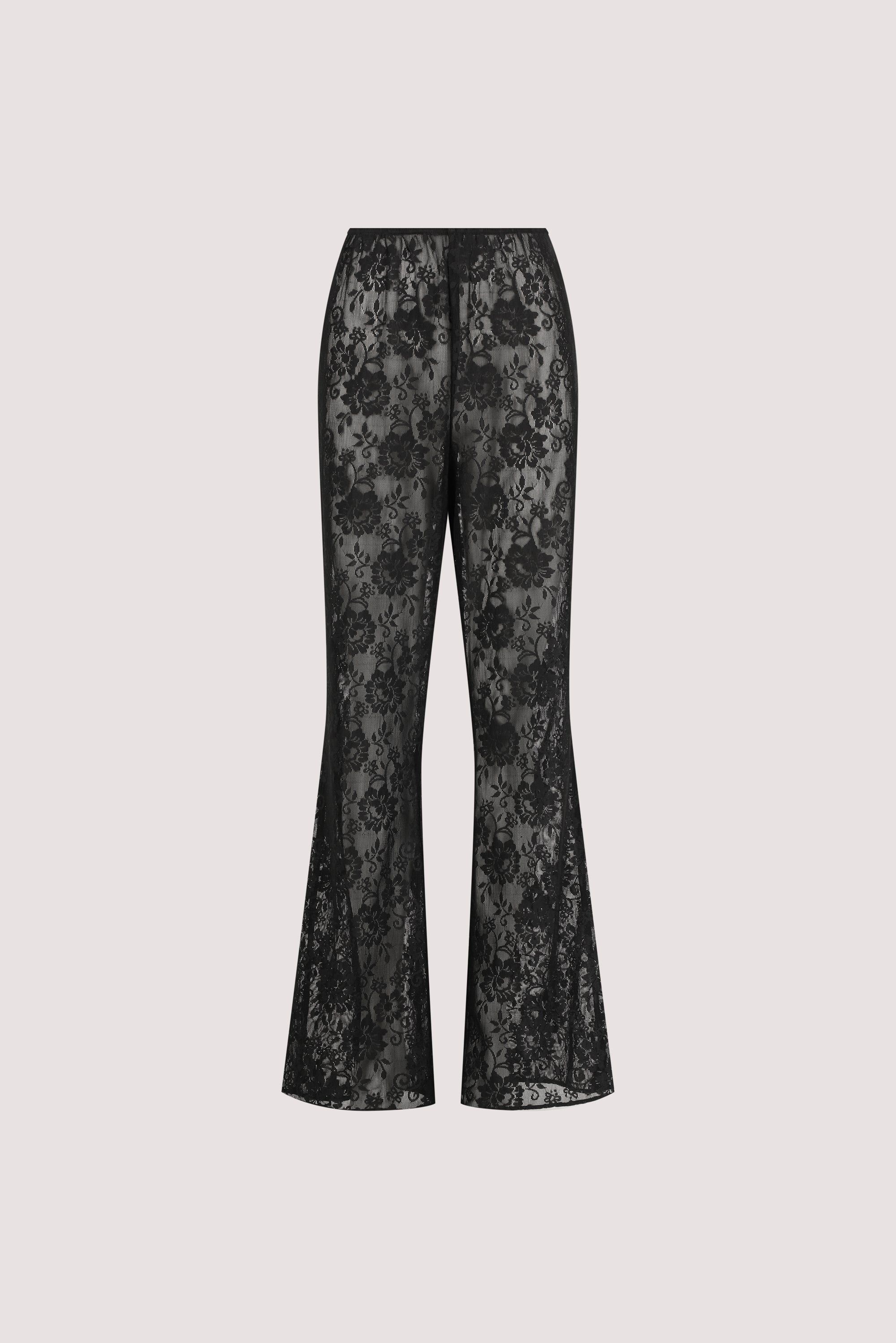 ANYA BLACK LACE PANT