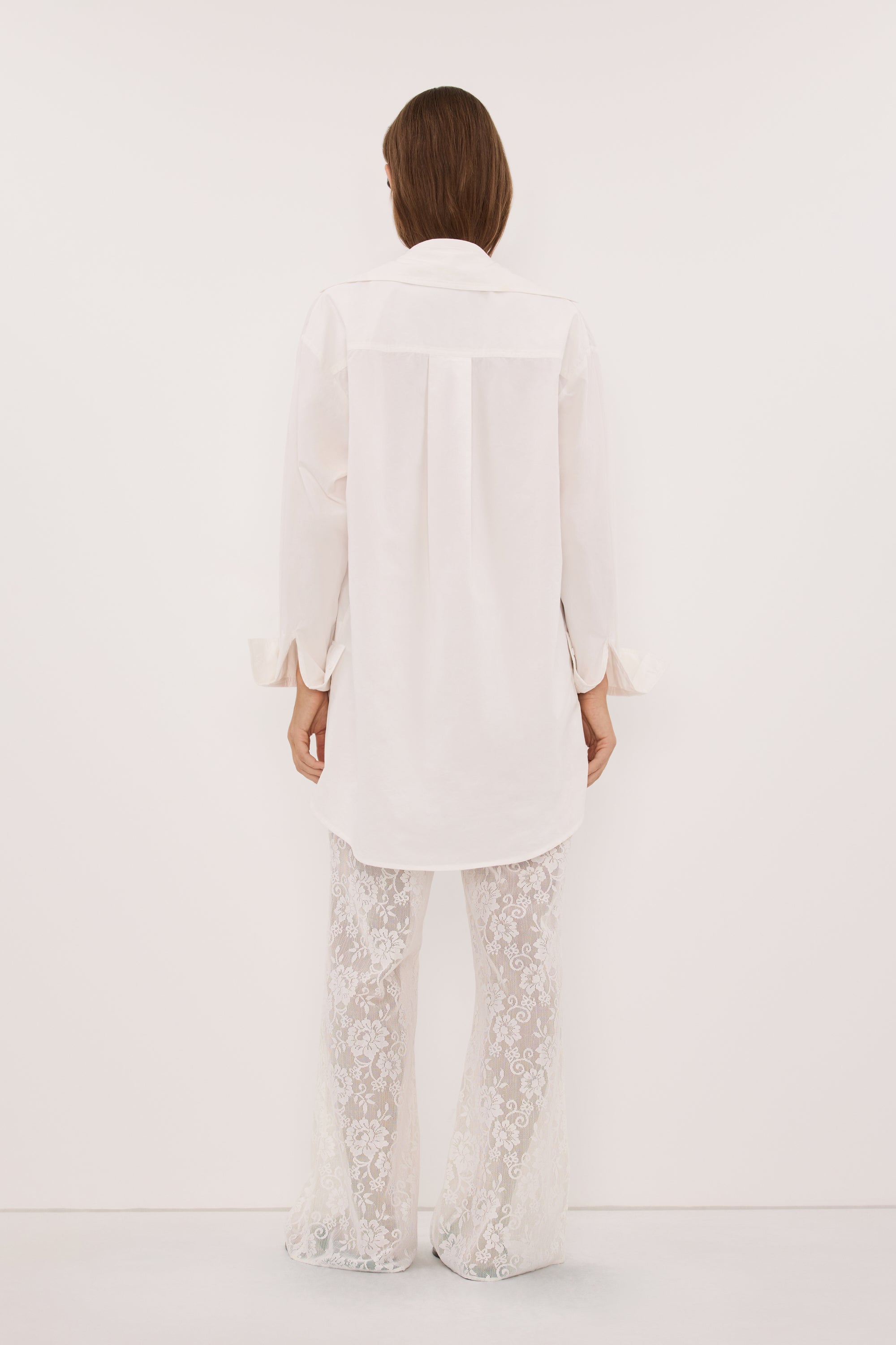ANYA WHITE LACE PANT