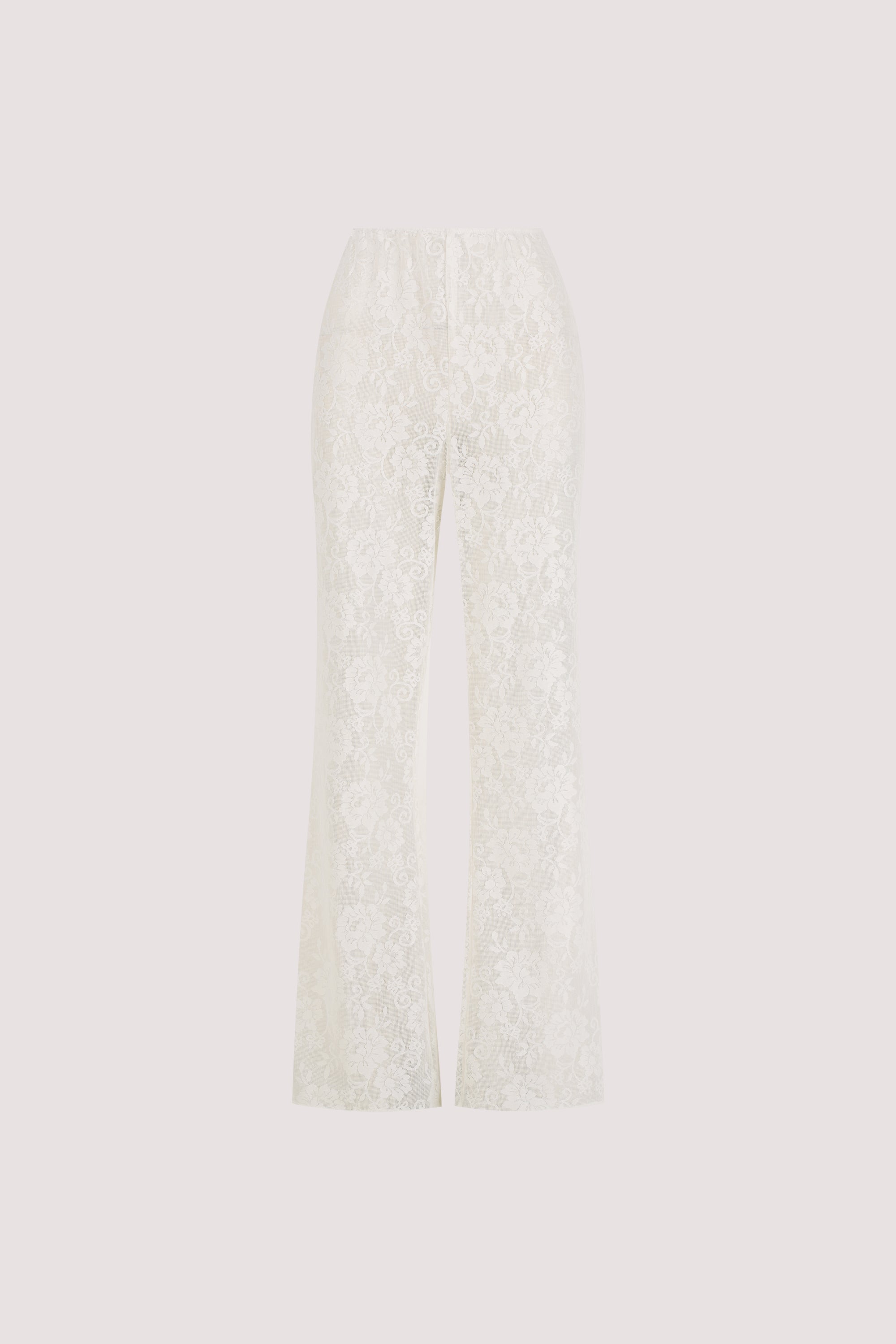 ANYA WHITE LACE PANT