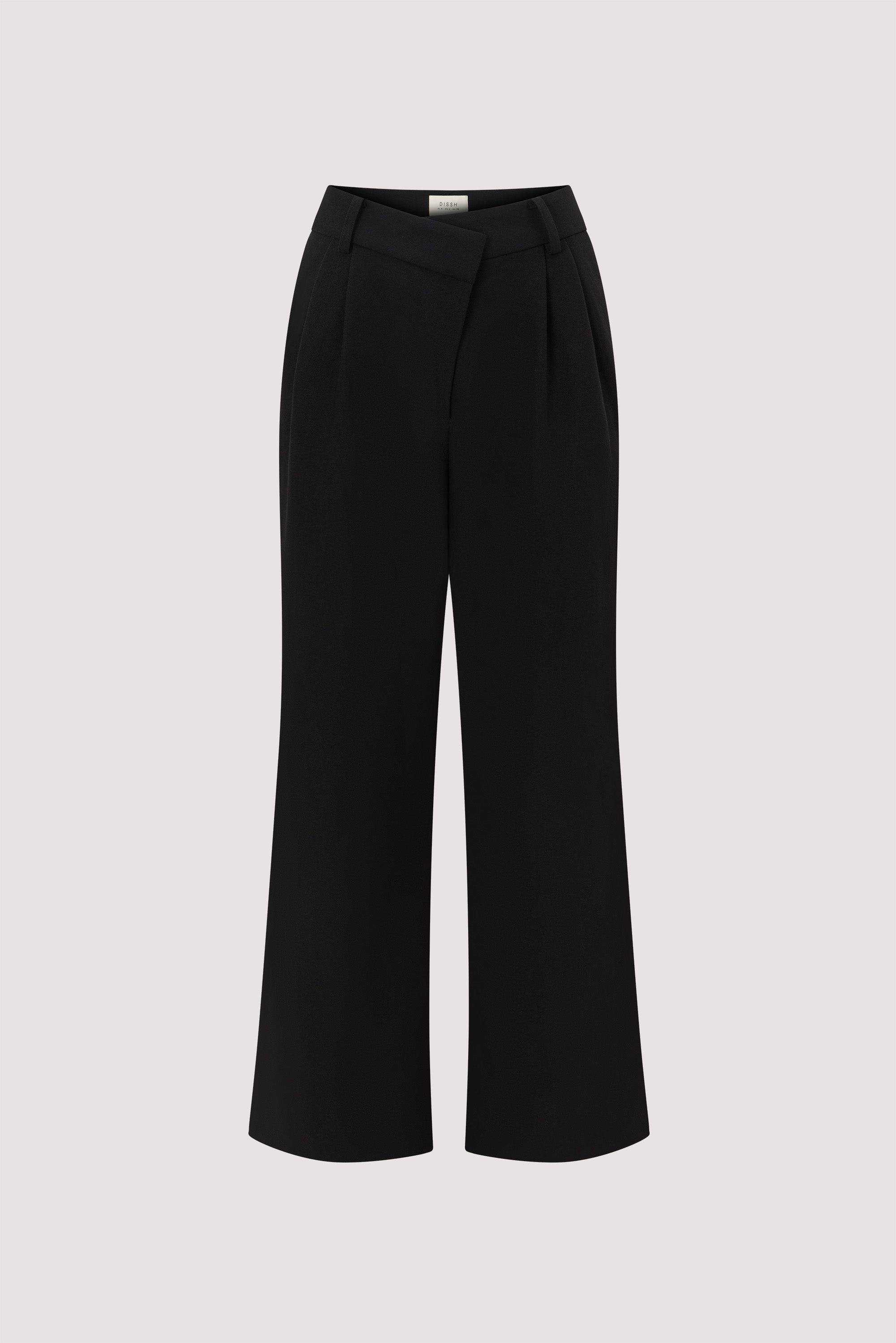 VIDA BLACK ASYM WAISTBAND PANT