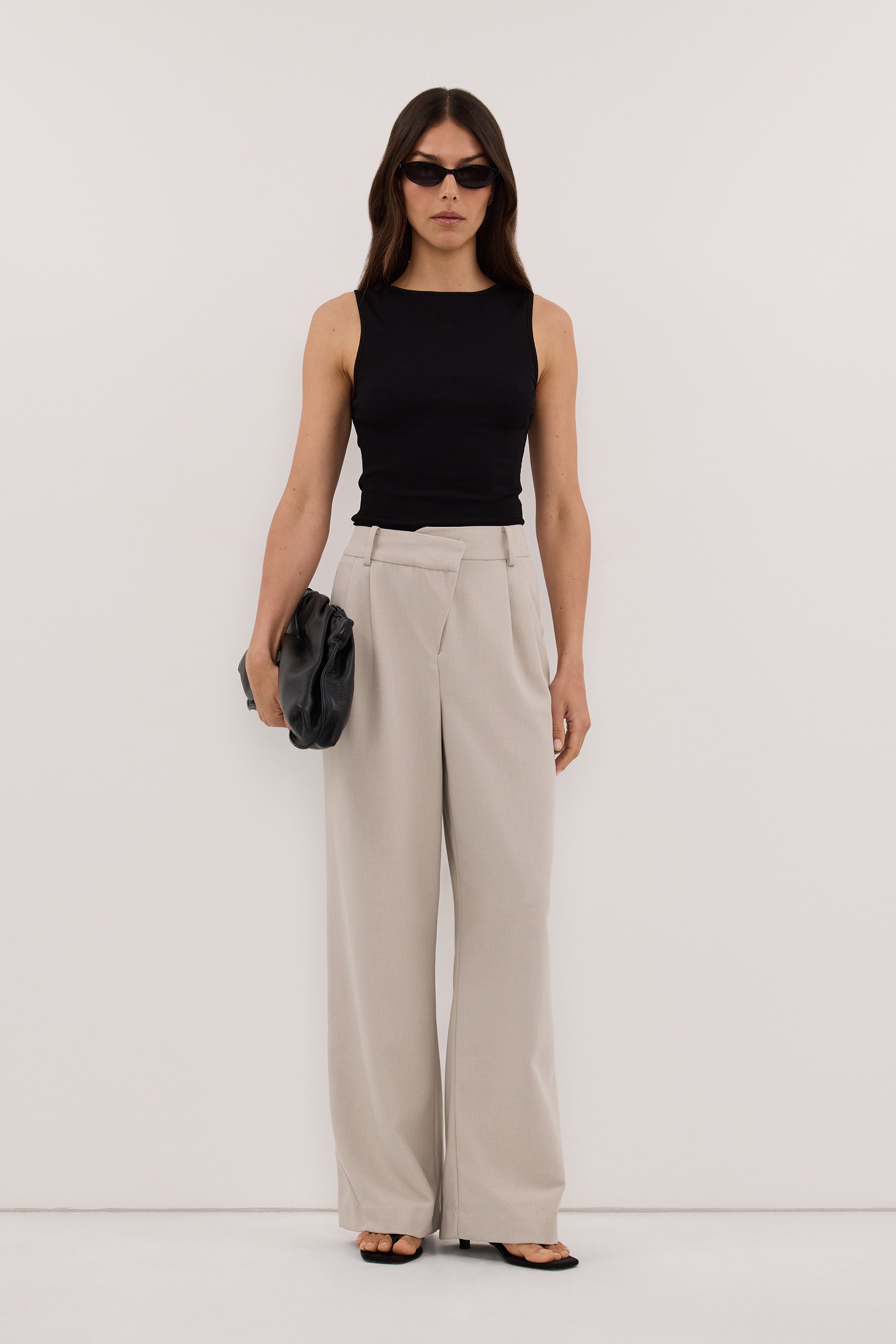 VIDA MUSHROOM ASYM WAISTBAND PANT
