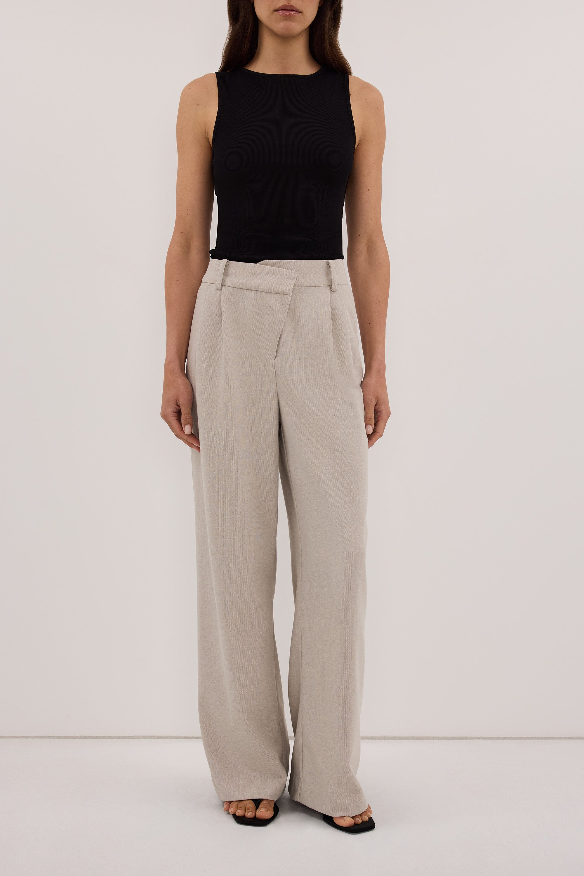 VIDA MUSHROOM ASYM WAISTBAND PANT