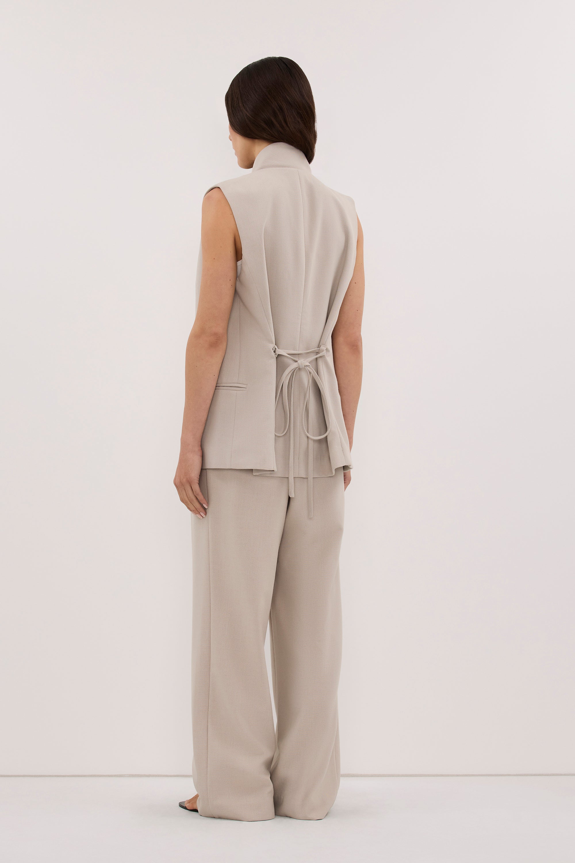 VIDA MUSHROOM ASYM WAISTBAND PANT
