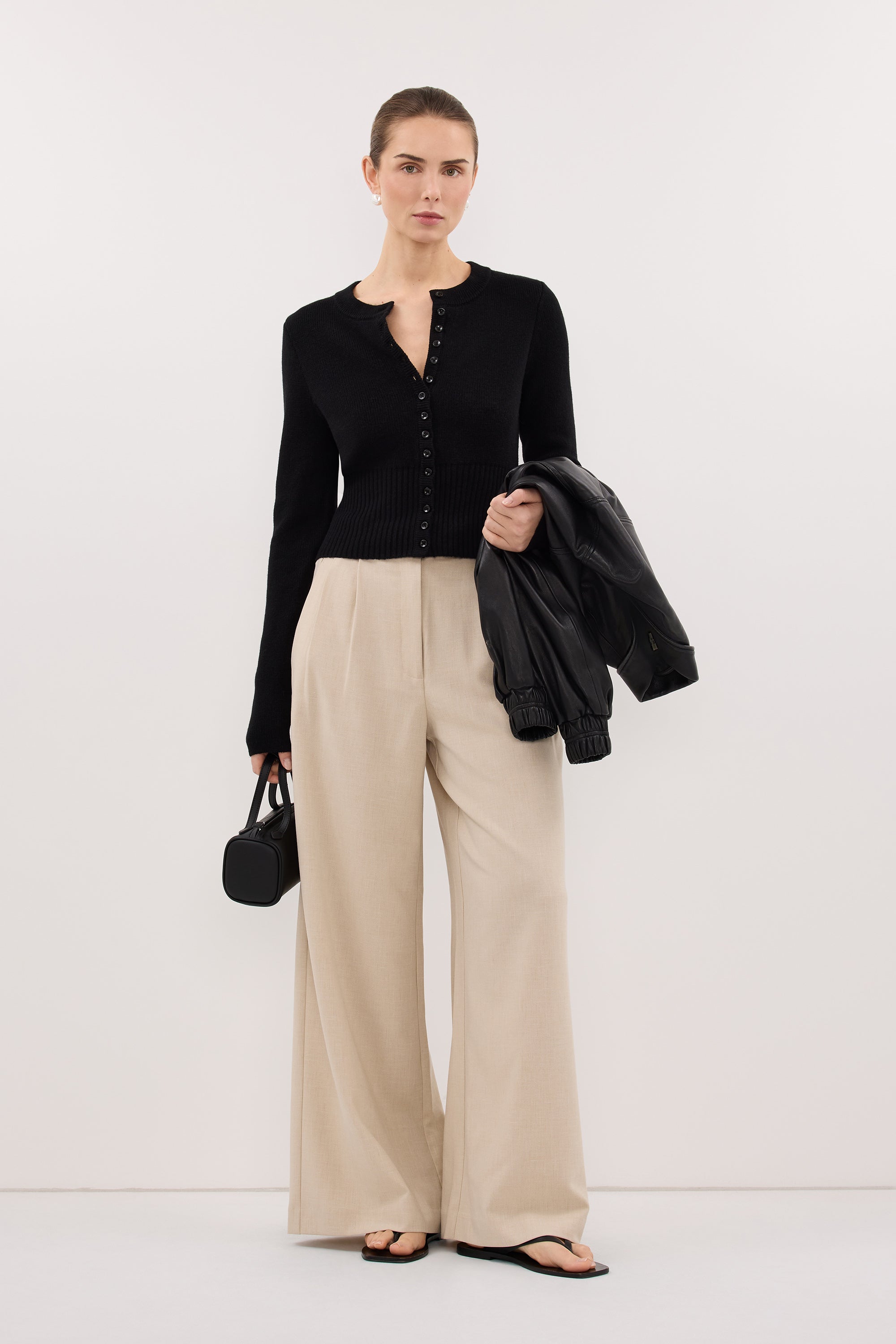 KENDALL OAT WIDE LEG PANT