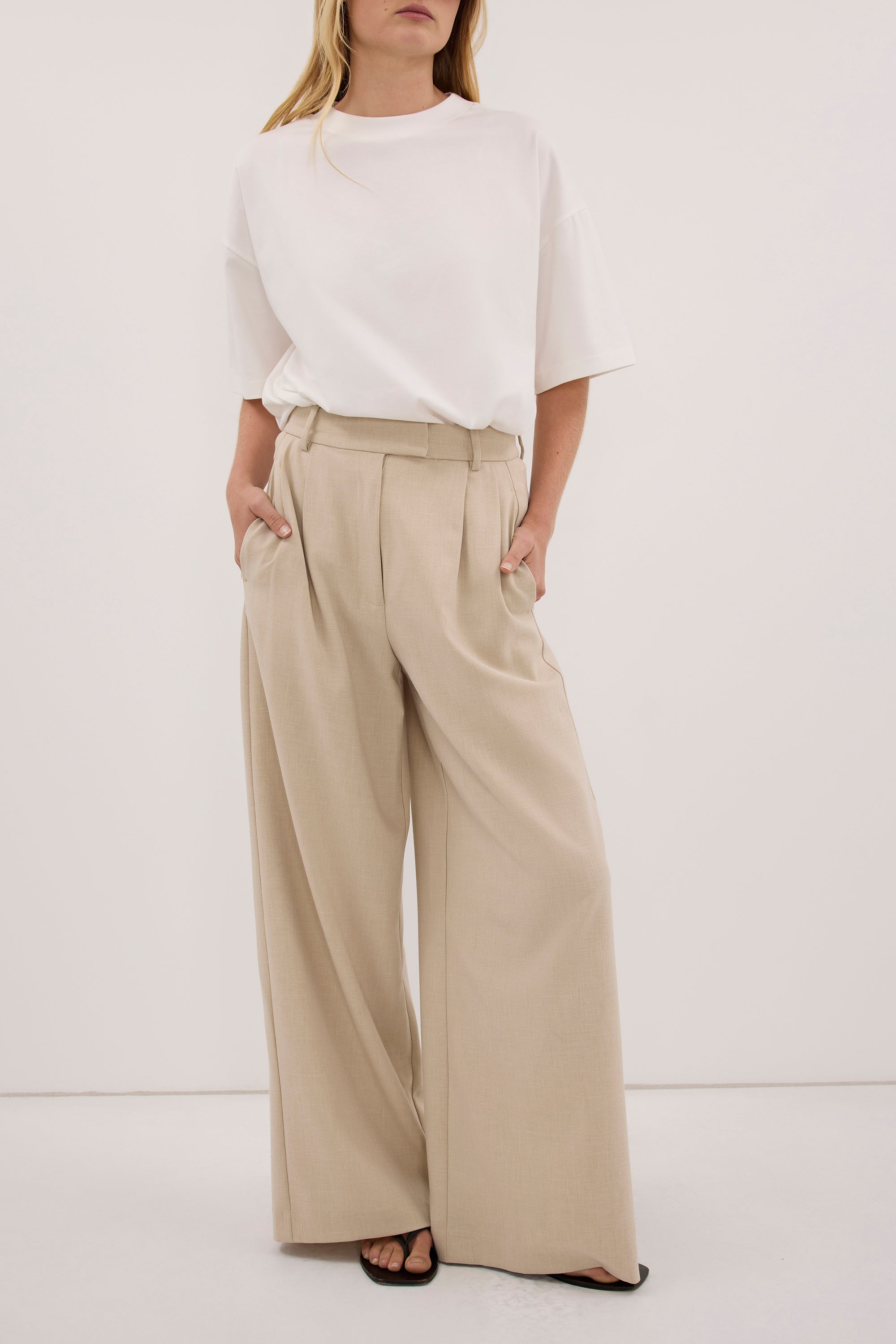 KENDALL OAT WIDE LEG PANT – DISSH