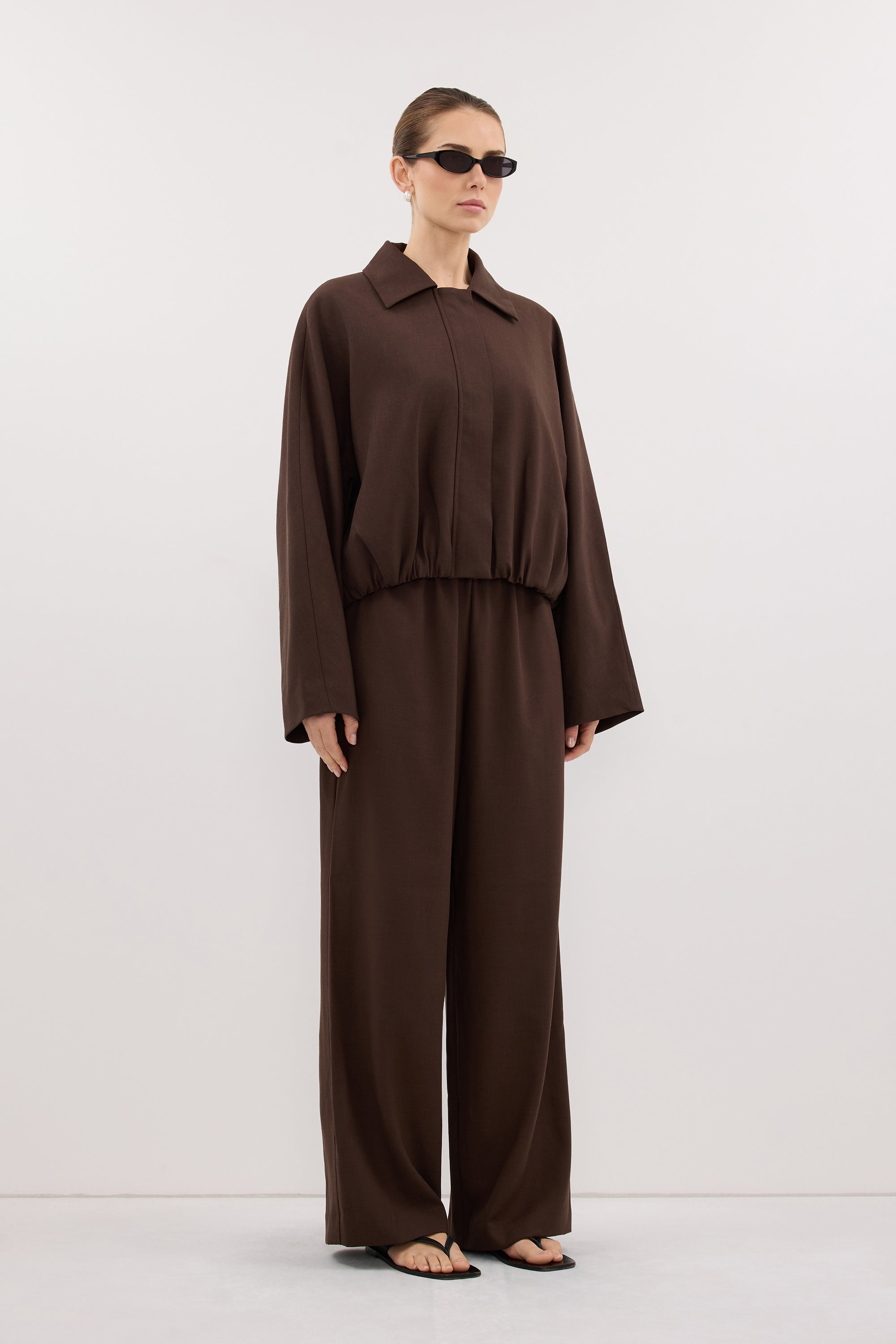KENDALL MILK CHOC DRAWSTRING PANT - PRE ORDER