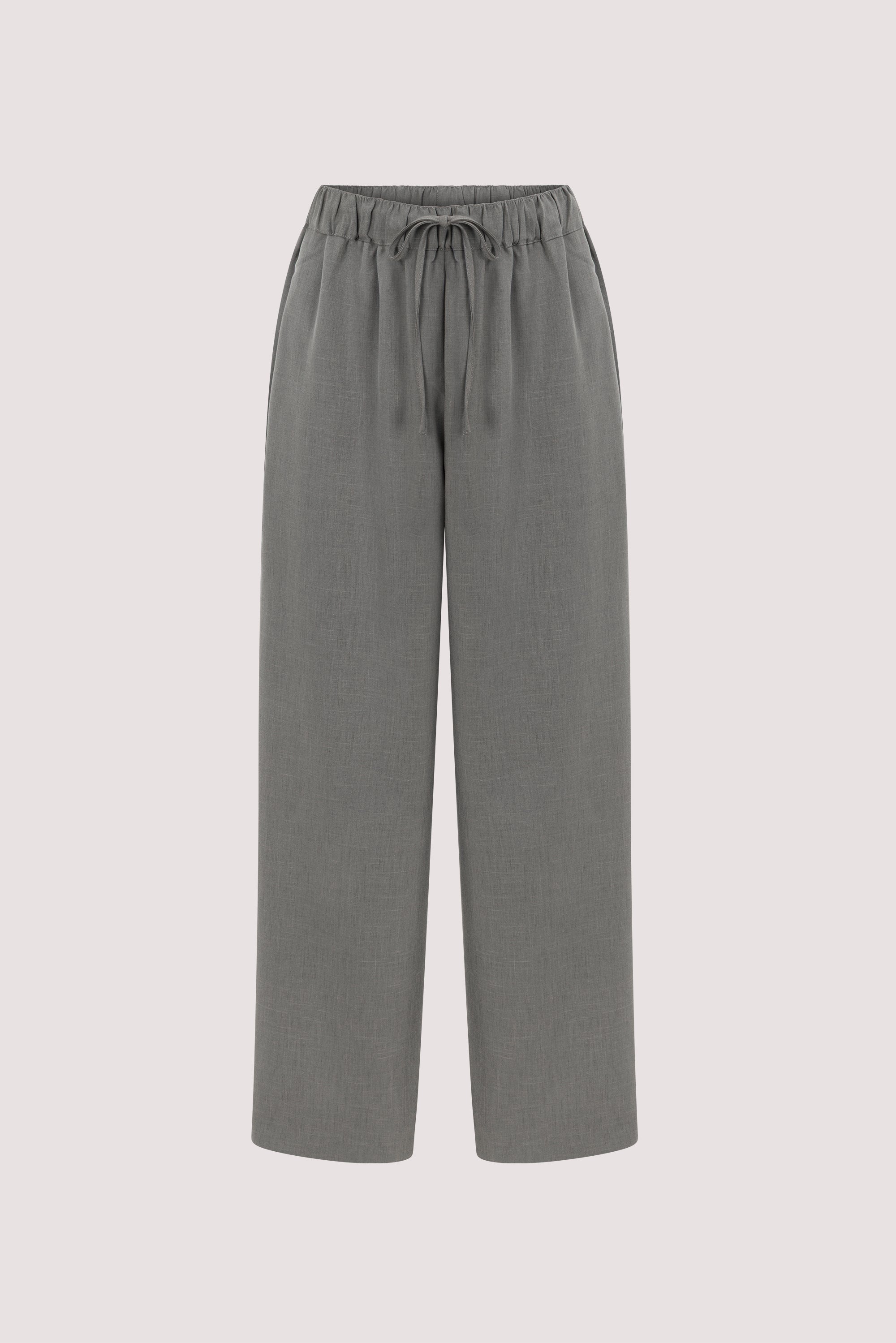 KENDALL STEEL GREY DRAWSTRING PANT