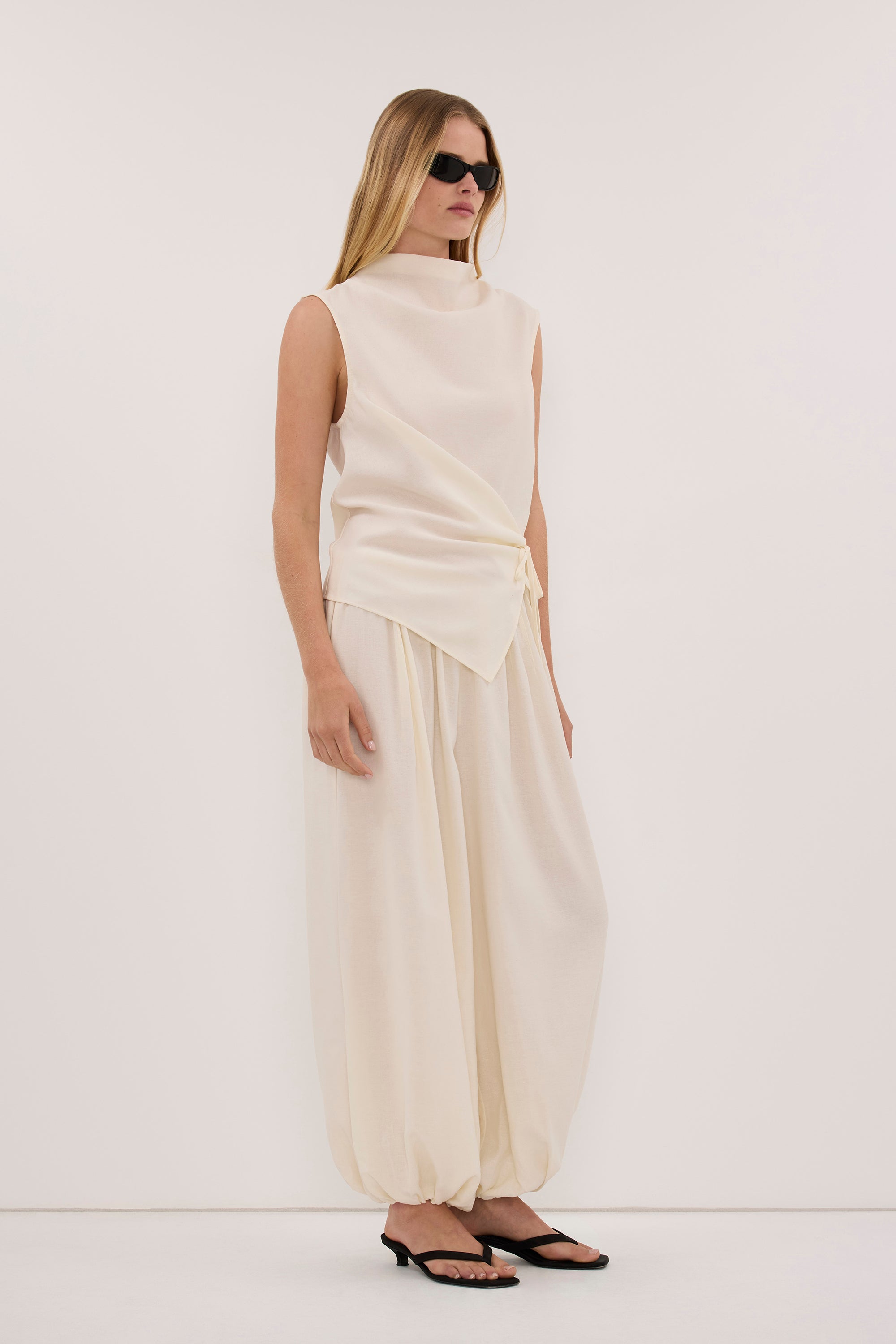 CALIA CREAM BALLOON PANT