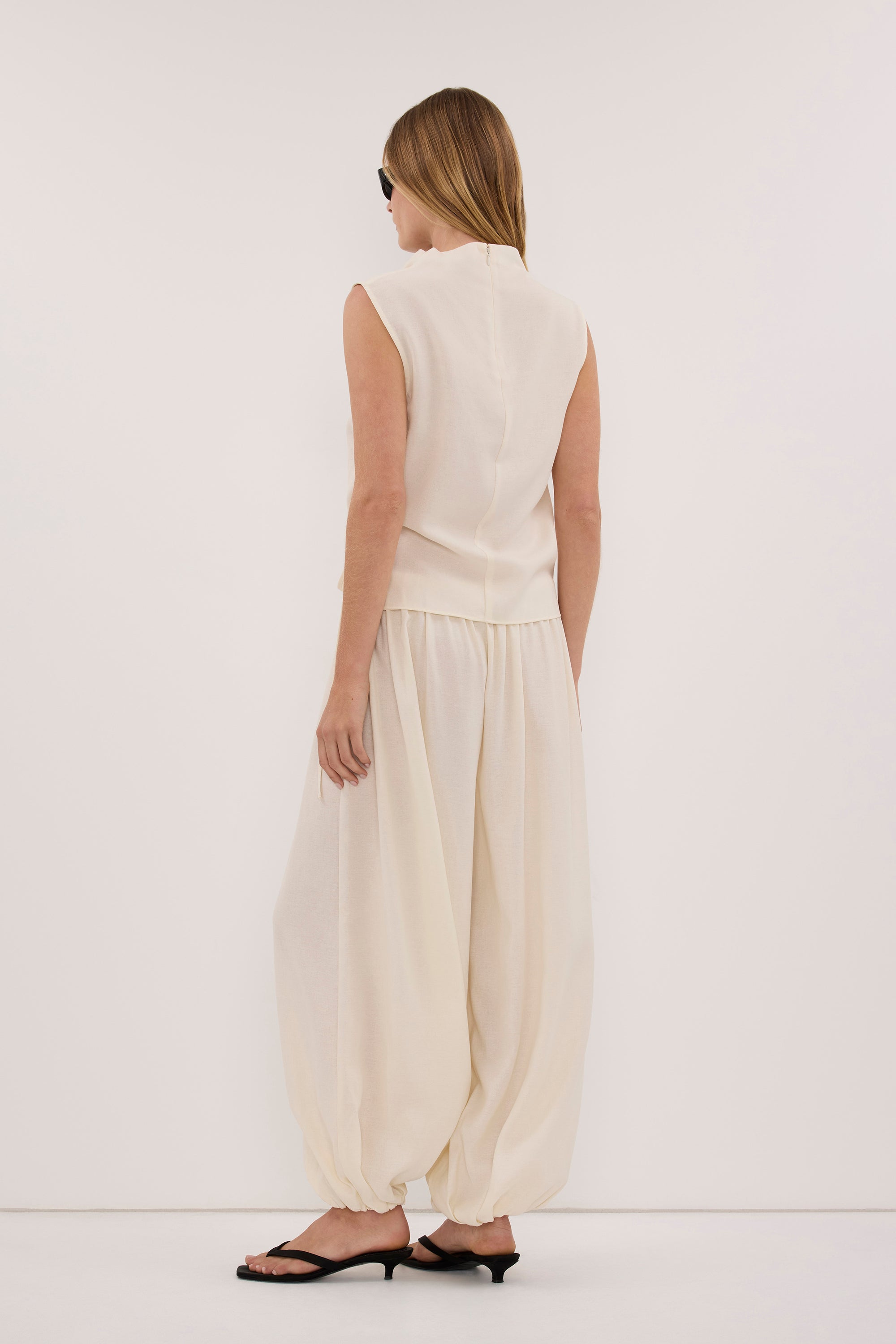 CALIA CREAM BALLOON PANT