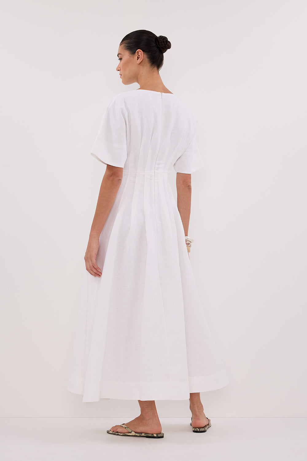 RAF OFF WHITE BOATNECK MIDI DRESS – DISSH