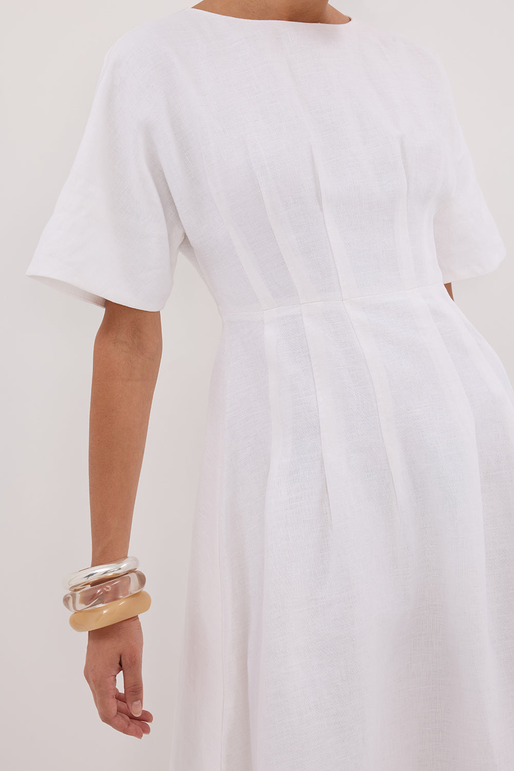 RAF OFF WHITE BOATNECK MIDI DRESS DISSH RAF OFF WHITE BOATNECK MIDI DRESS DISSH