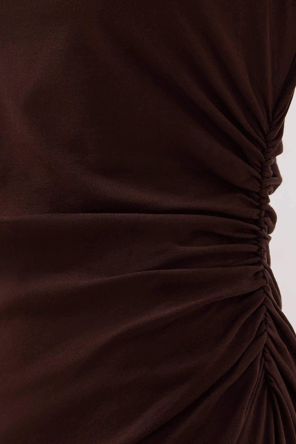 HADLEY CHOC SLEEVELESS KNIT MAXI DRESS