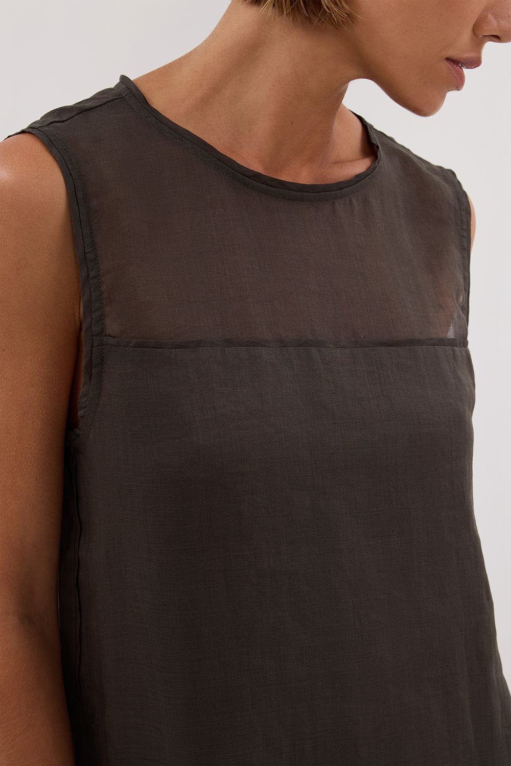 KAI PETROL RAMIE SHELL MIDI DRESS