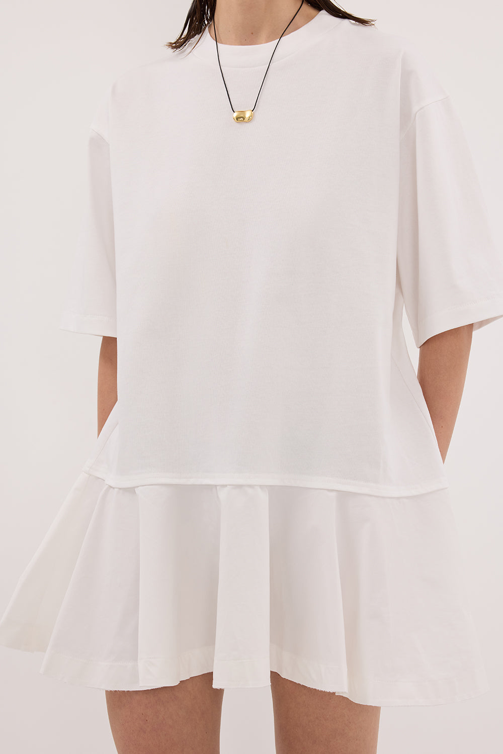 short ruffle white dress NOAH WHITE RUFFLE MINI DRESS – DISSH