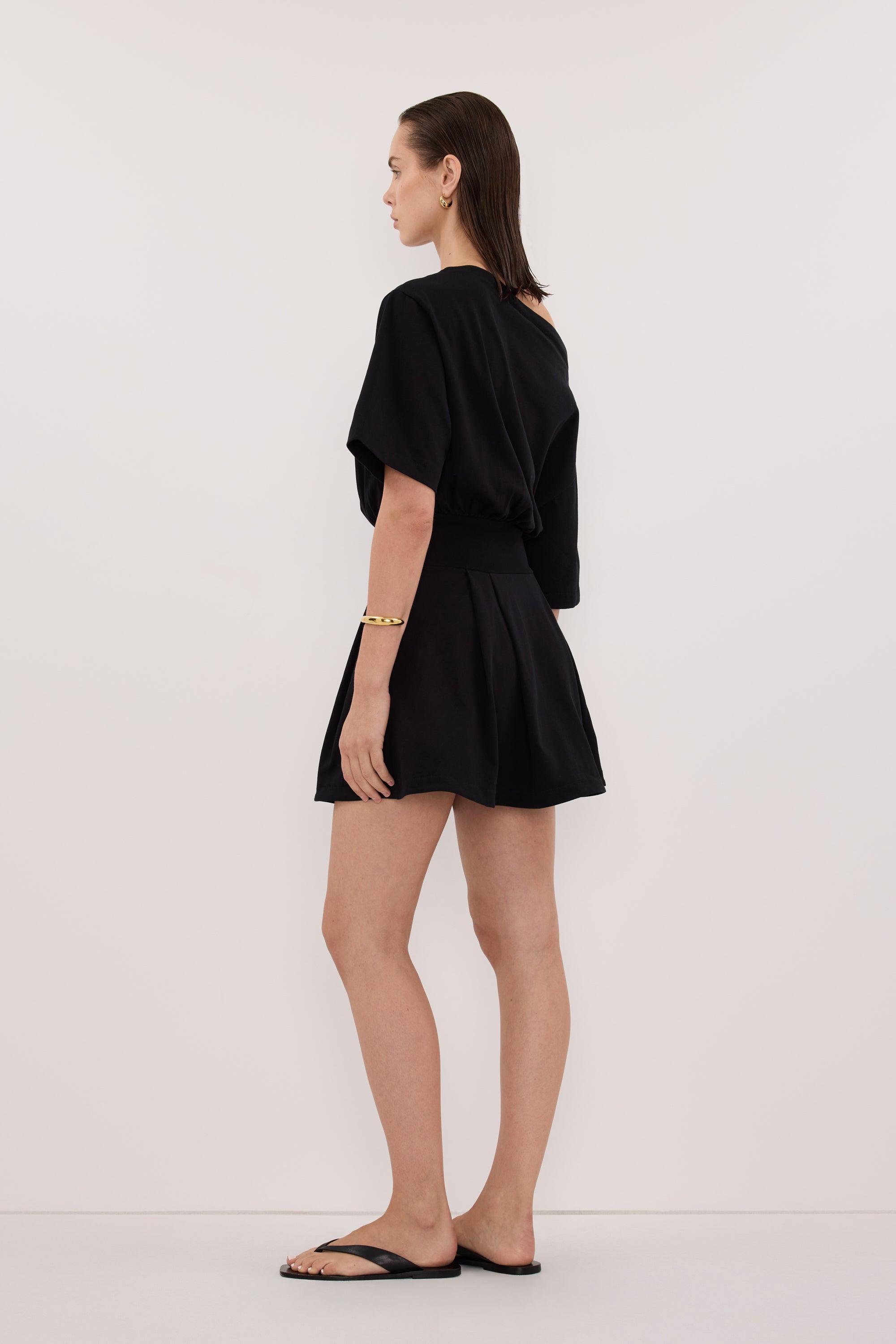 esme linen short dress Esme Halter Mini Dress