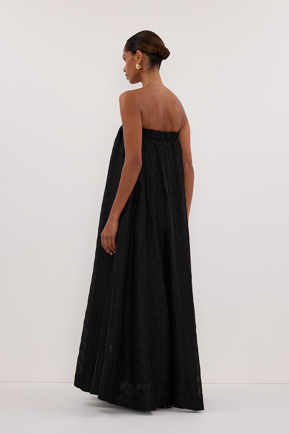 Elba Sheer Strapless Dress in Black By DISSH Elba Sheer Strapless Dress in Black By DISSH
