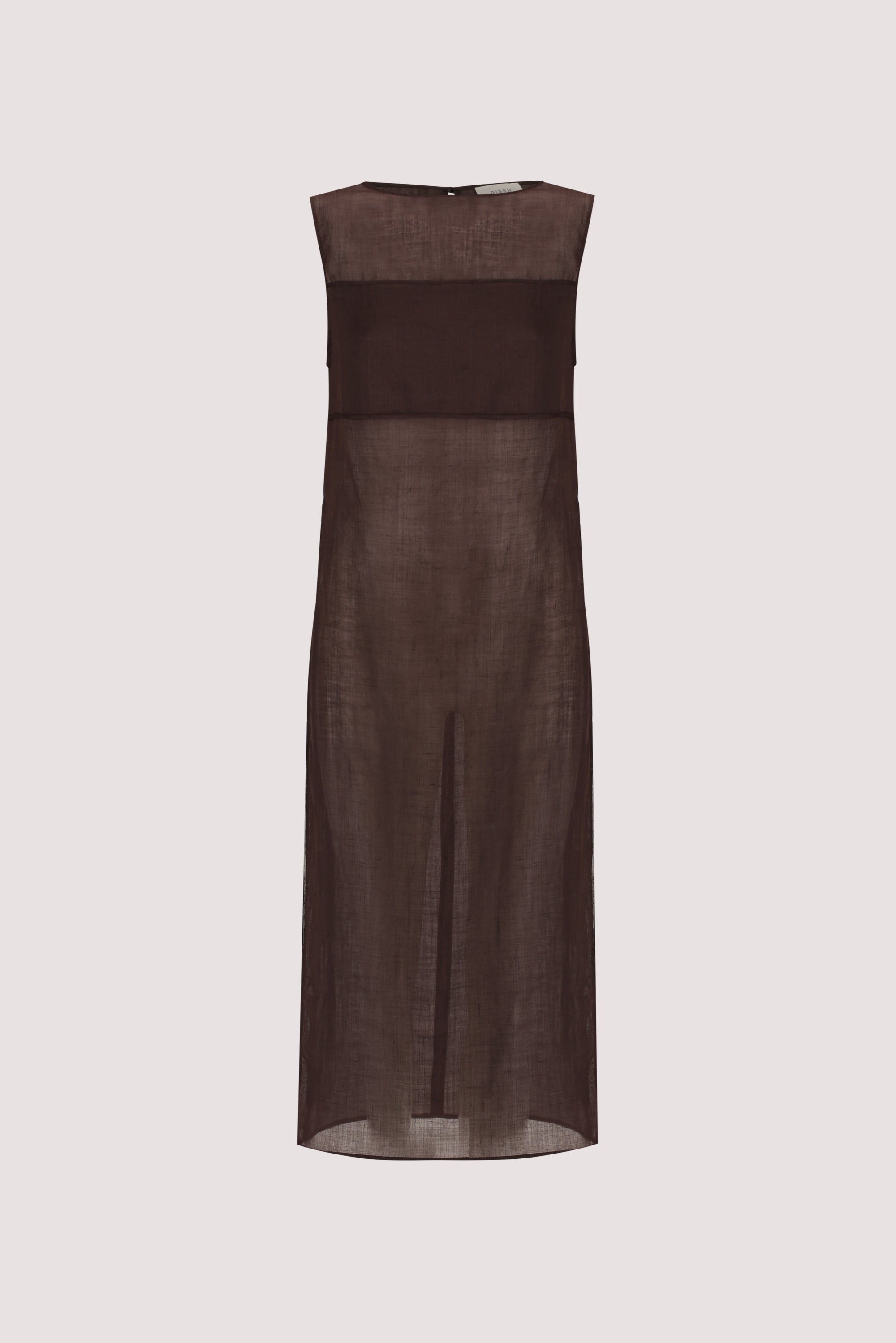 KAI BURNT CHOC RAMIE TUNIC TOP – DISSH