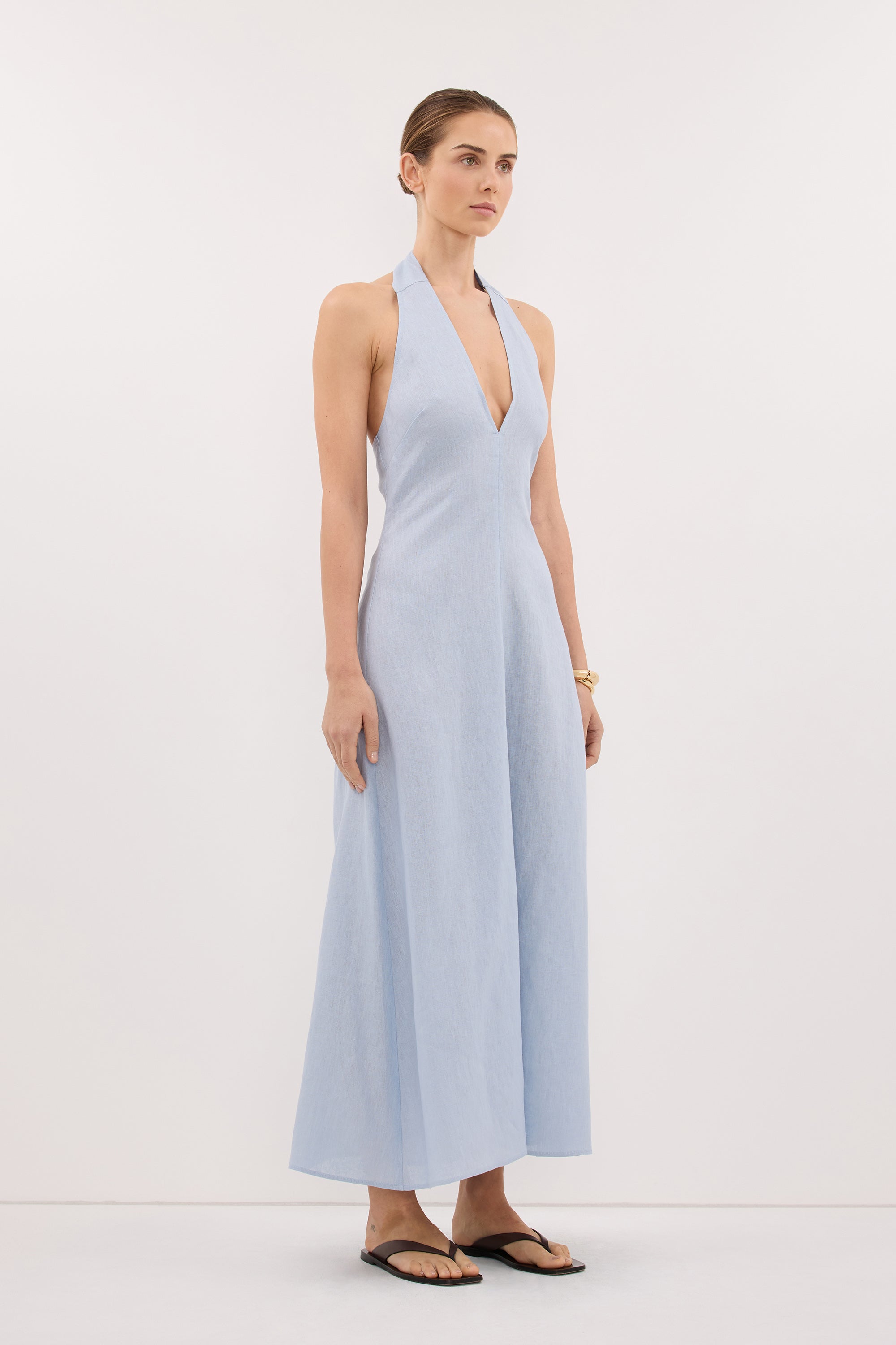 midi off the shoulder cocktail dress Calista Off-shoulder Midi Dress