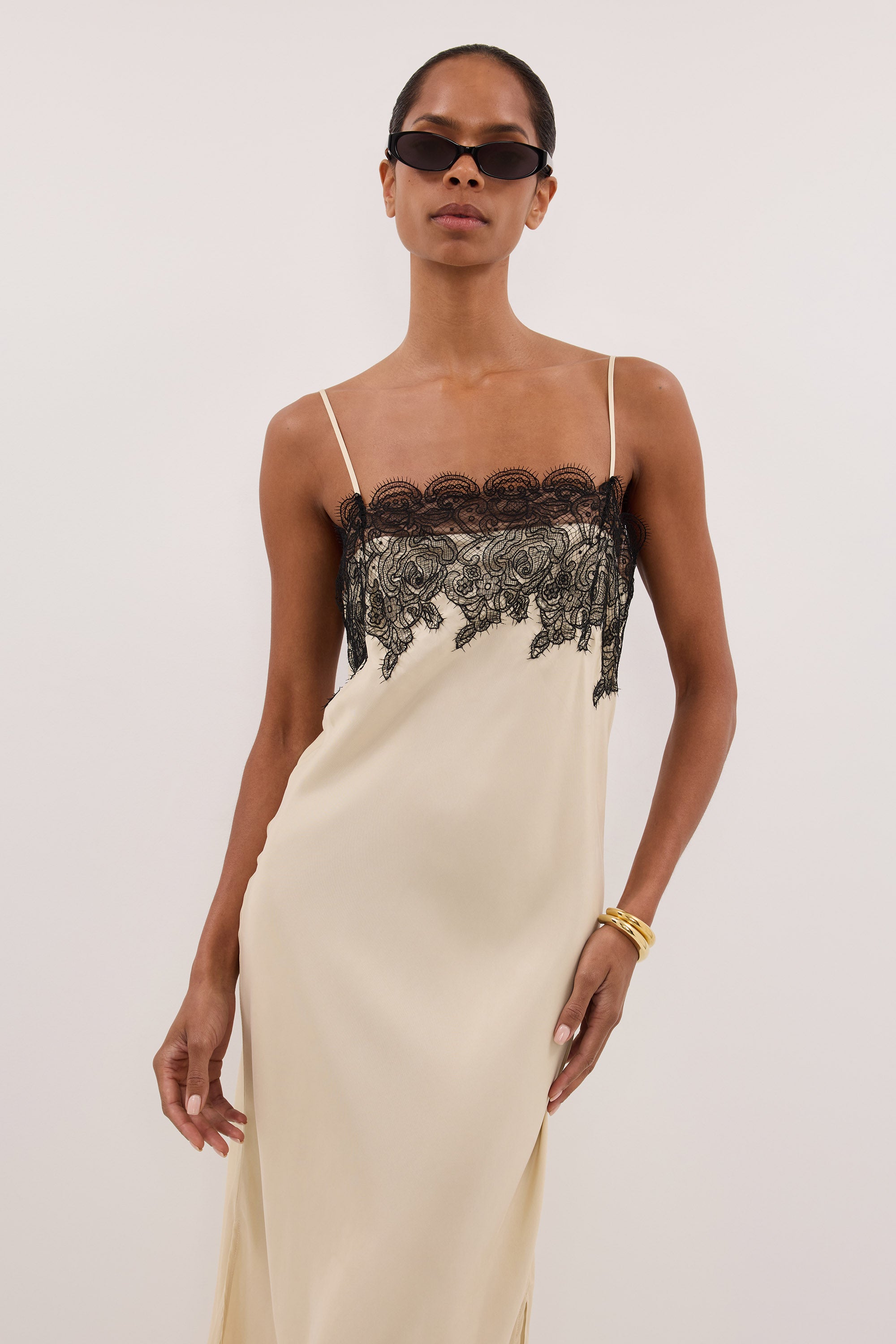 MINA STRAW CUPRO LACE DRESS – DISSH