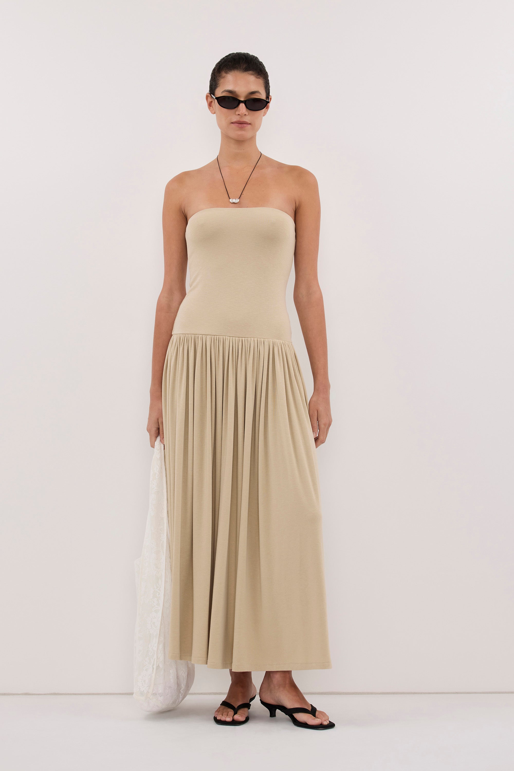 AVEN ELM BANDEAU MAXI DRESS