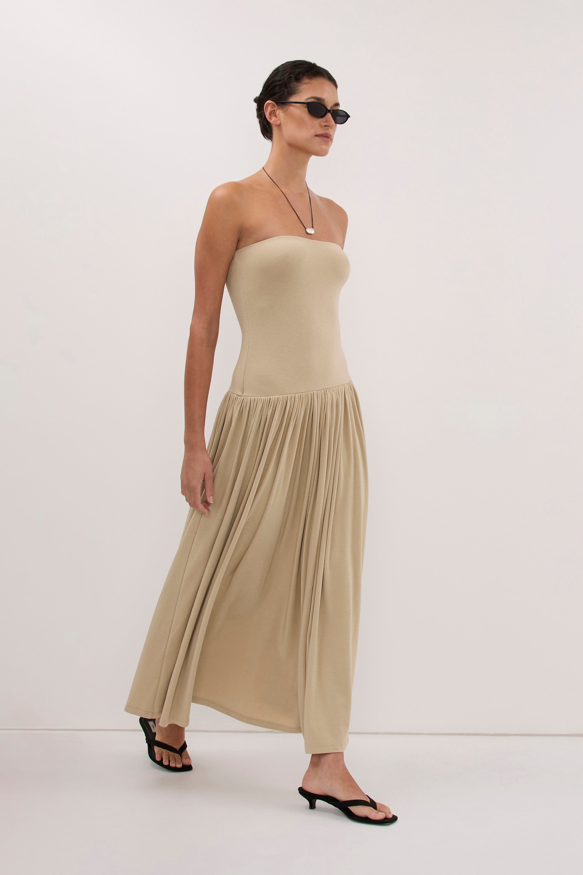 AVEN ELM BANDEAU MAXI DRESS