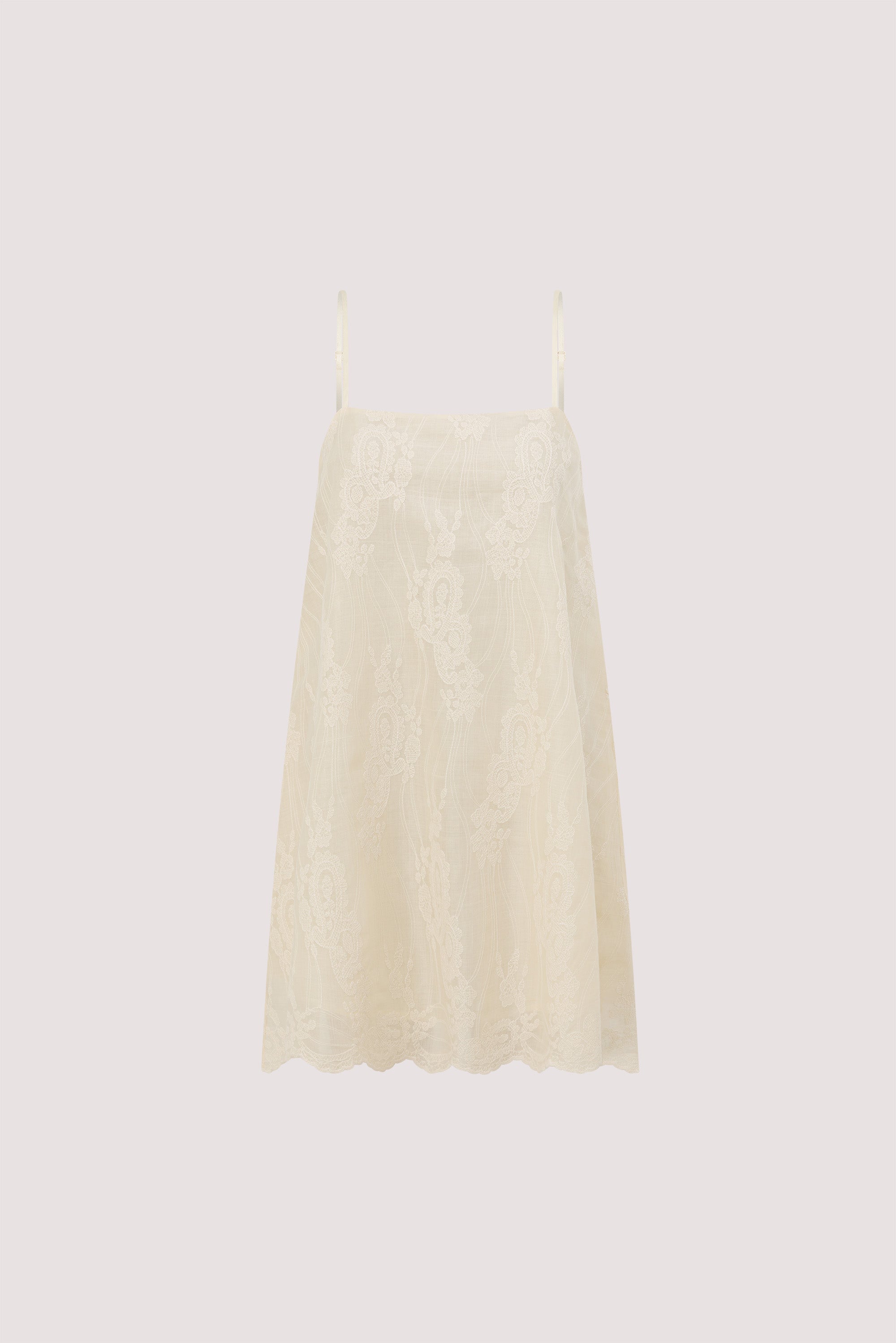 CORDELIA SANDSTONE RAMIE MINI DRESS
