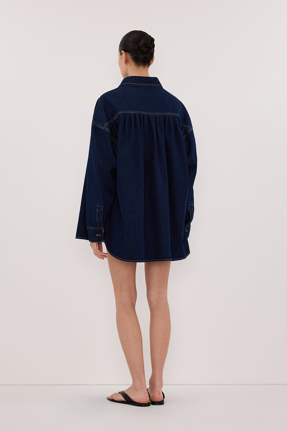 ASHTON INDIGO DENIM SHIRT – DISSH
