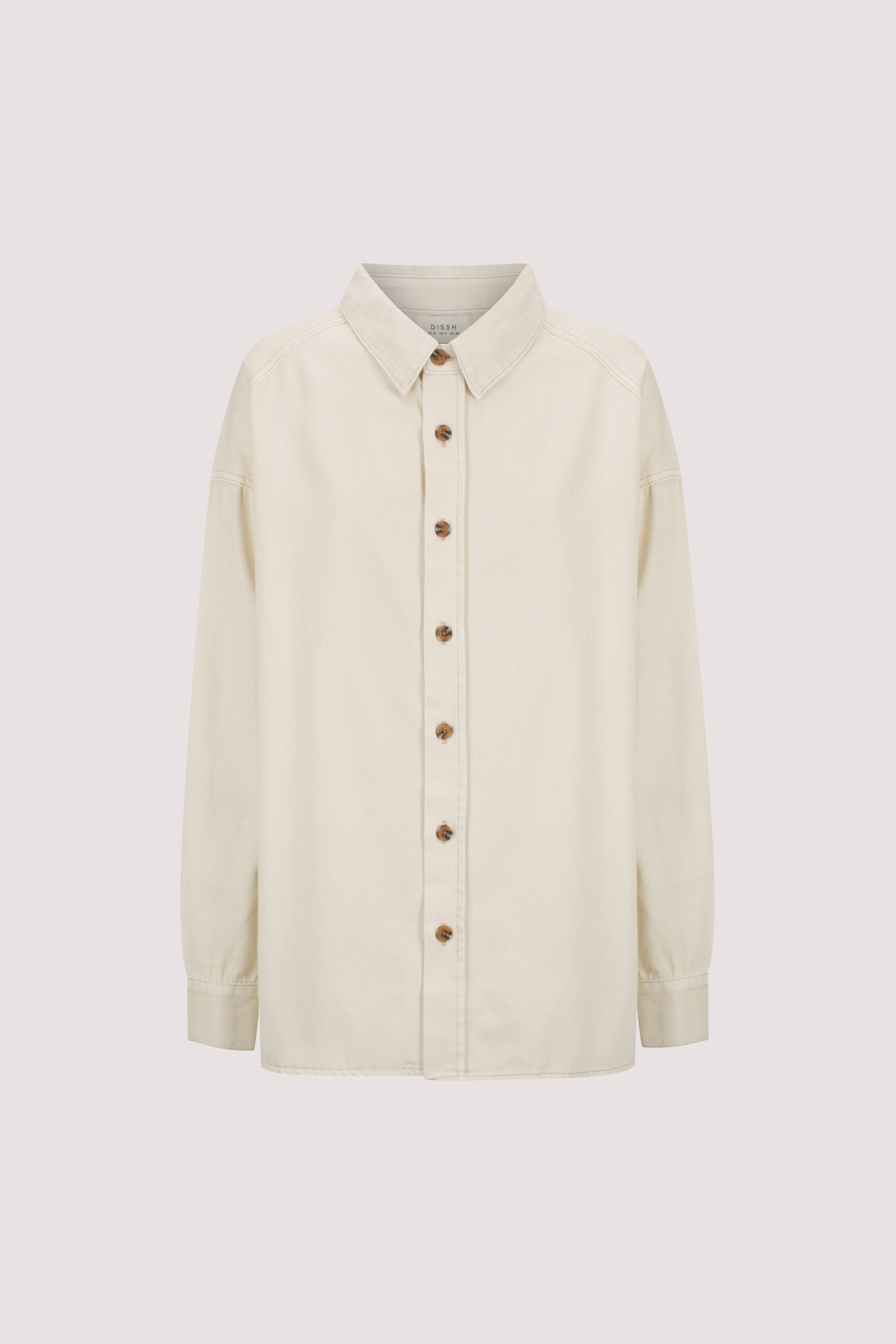 ASHTON NATURAL OVERSIZED DENIM SHIRT