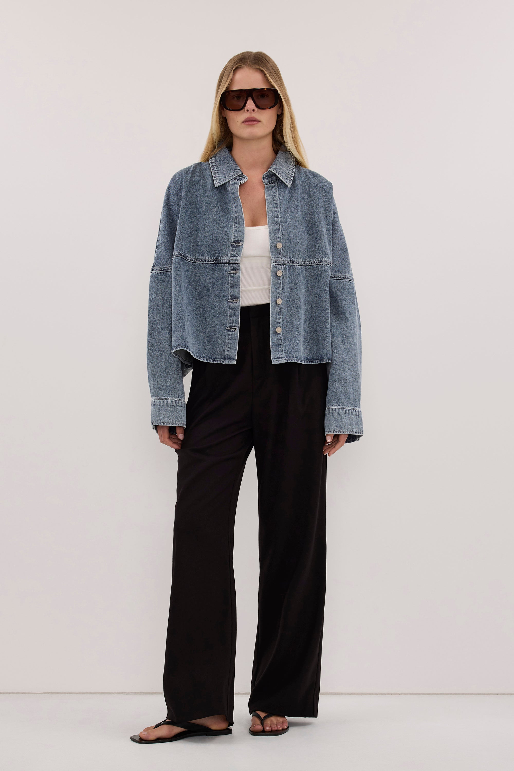 BROOKE CLASSIC BLUE DENIM SHIRT – DISSH