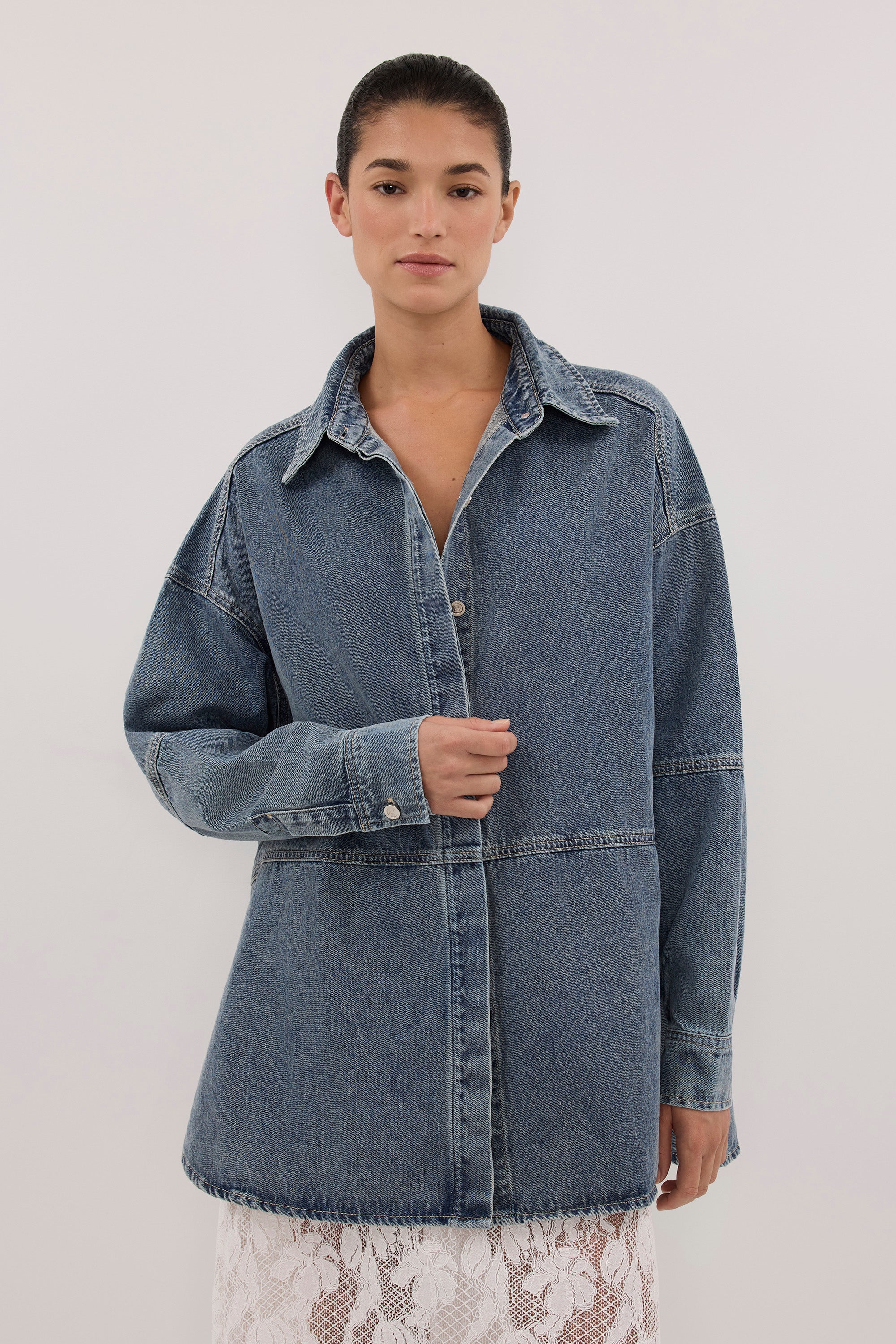 ELECTRA CLASSIC BLUE DENIM SHIRT