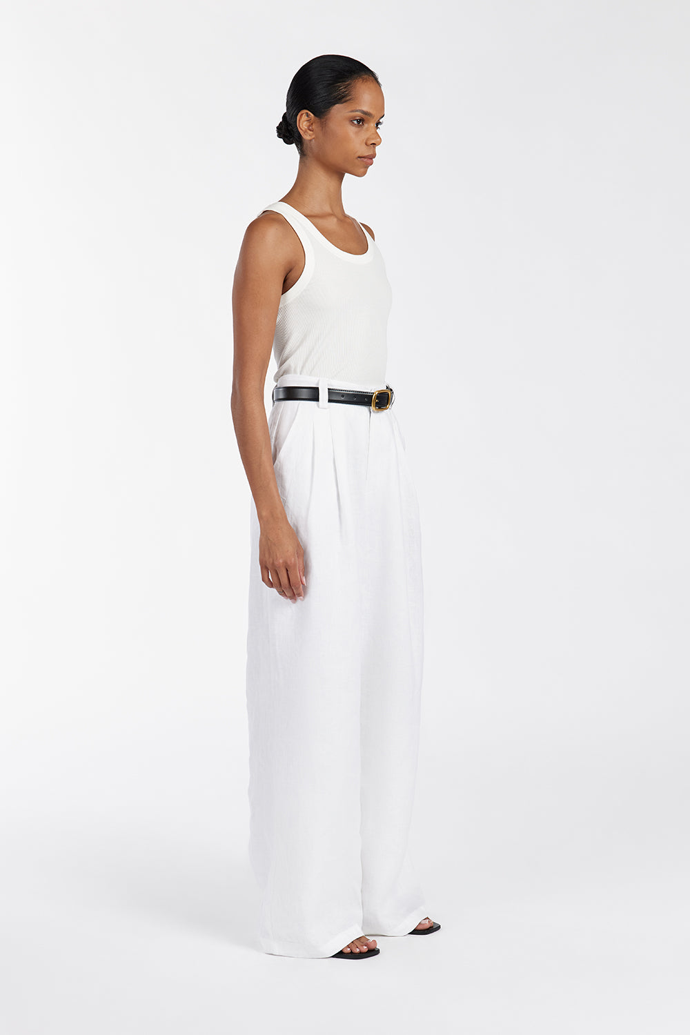 LEE OFF WHITE KNIT TANK