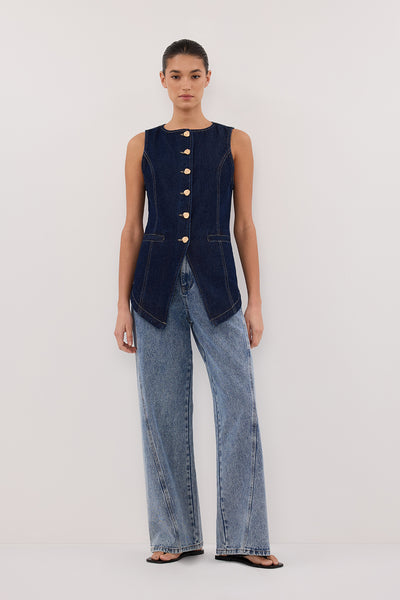 ベスト/ジレ BEAUTY&YOUTH UNITED ARROWS - oll kyoto  TARO DENIM VEST DTA04074IND.495_10_grande.jpg?