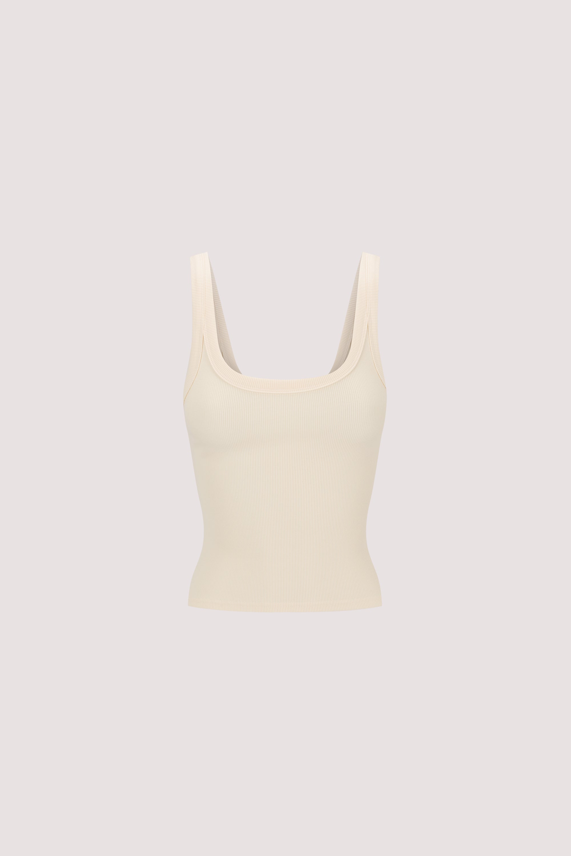 PHOEBE SANDSTONE SCOOP NECK TANK TOP