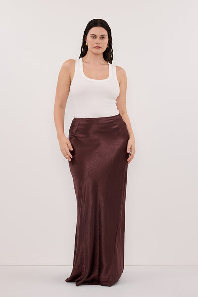Jasmine wearing CLARA OFF WHITE SCOOP NECK TANK TOP